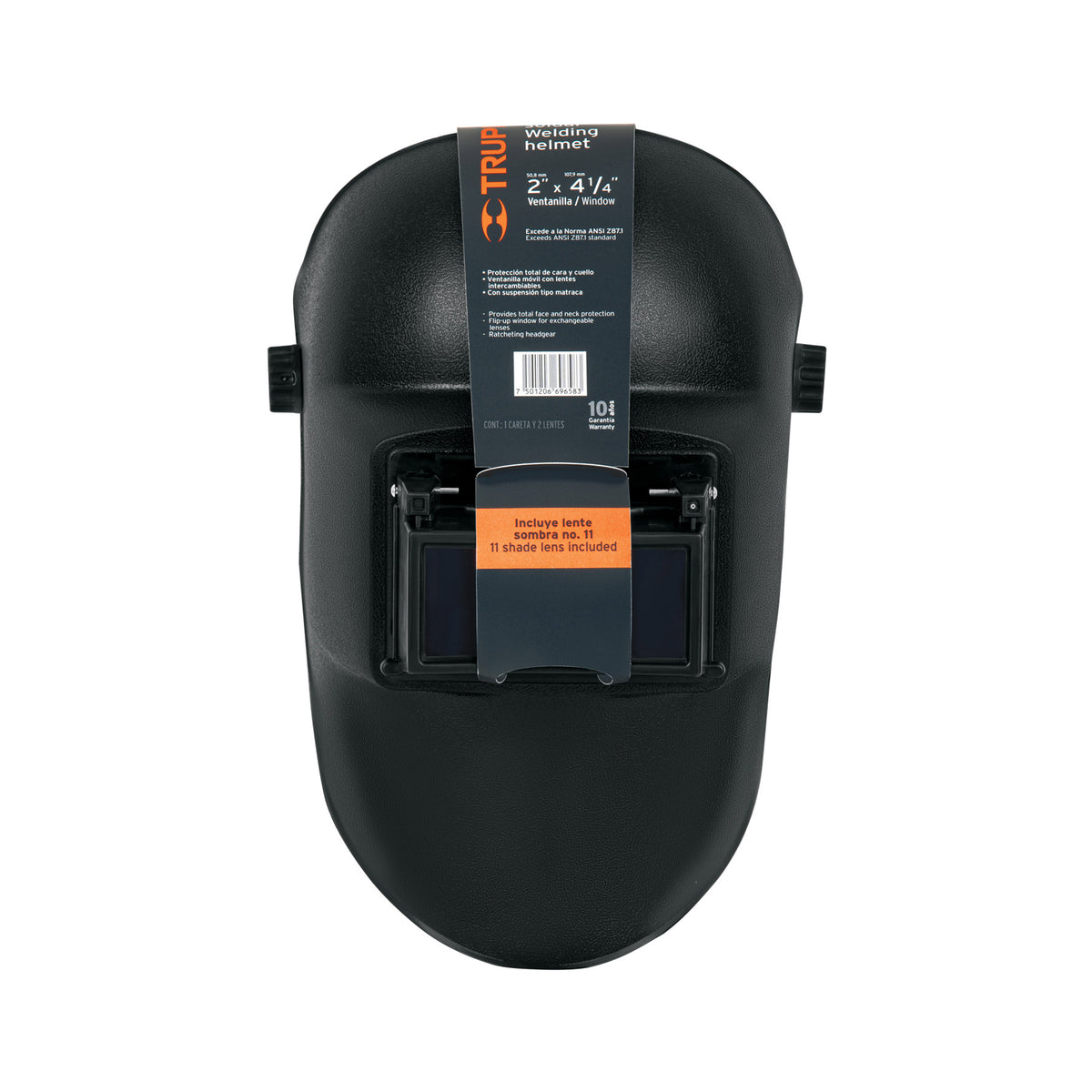 Careta para soldar, ergonómica