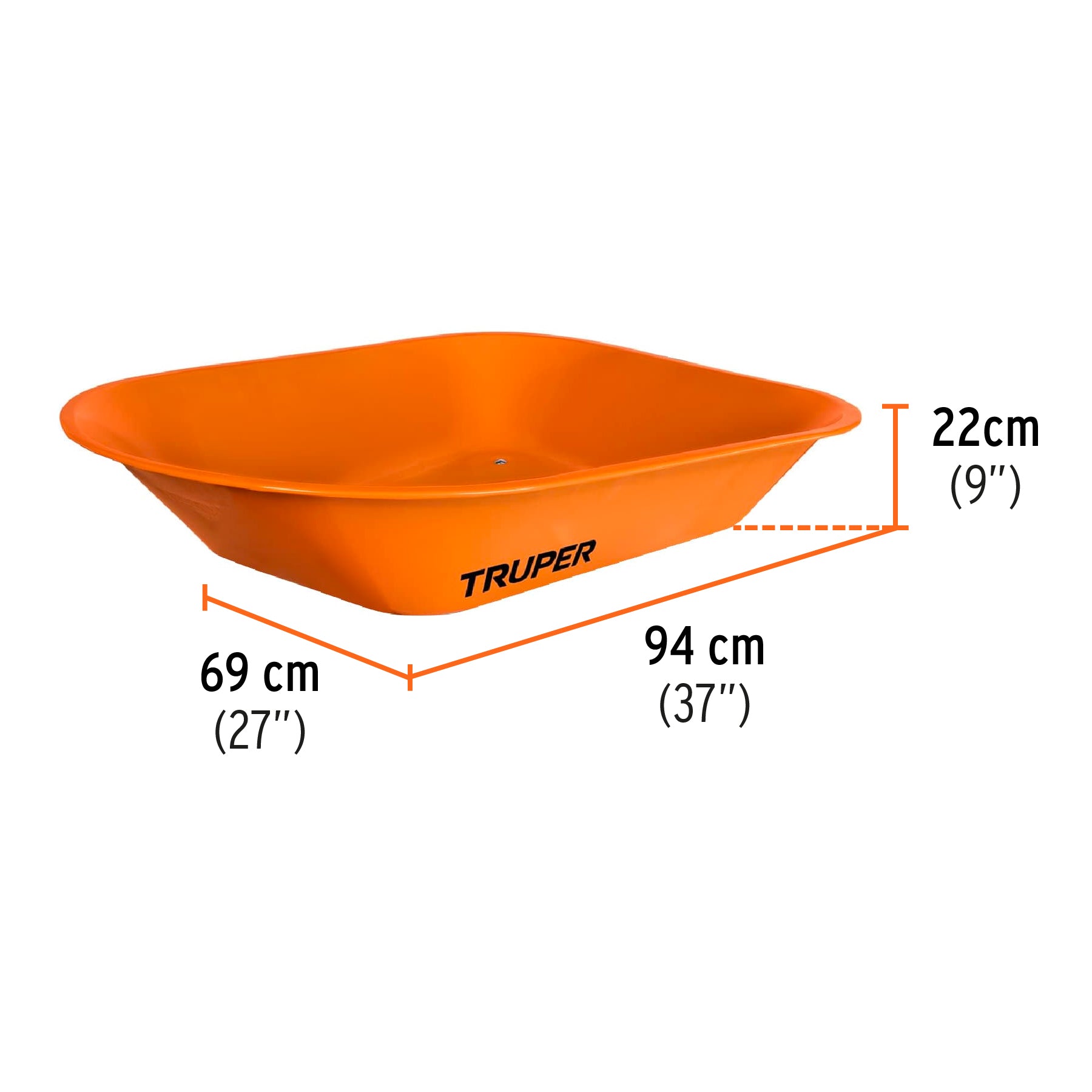 Carretilla 4.5 ft3, llanta imponchable