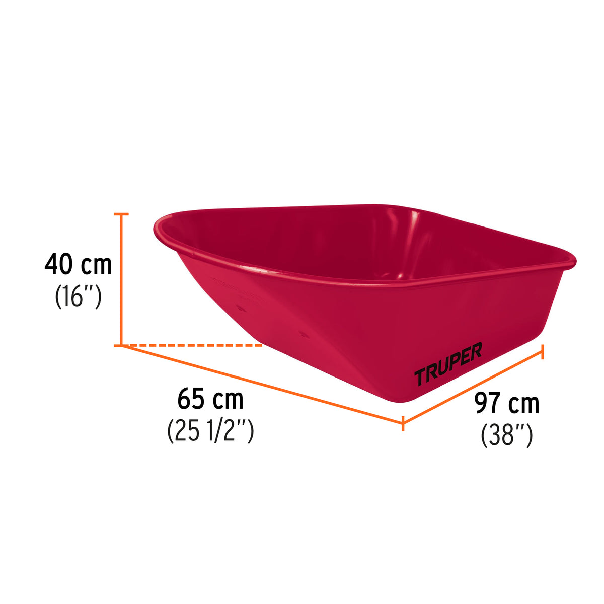 Carretilla 6 ft3, llanta imponchable