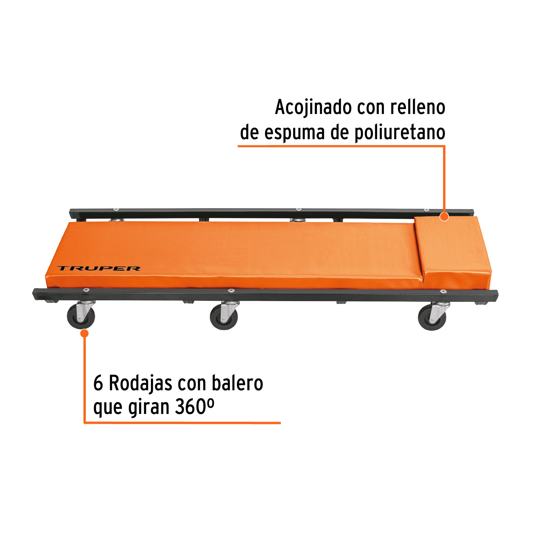 Cama de taller 40"