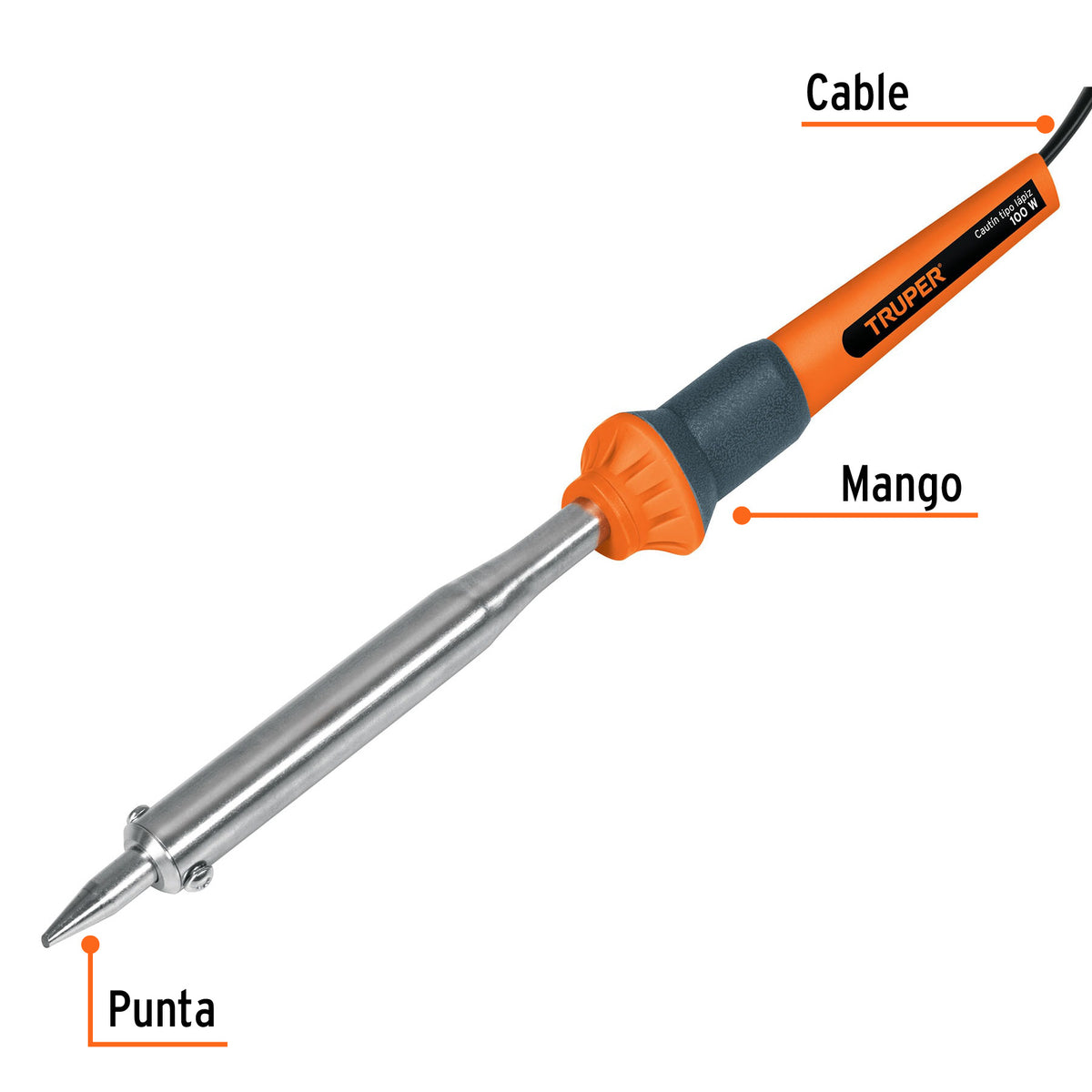 Cautín tipo lápiz de 100 Watts