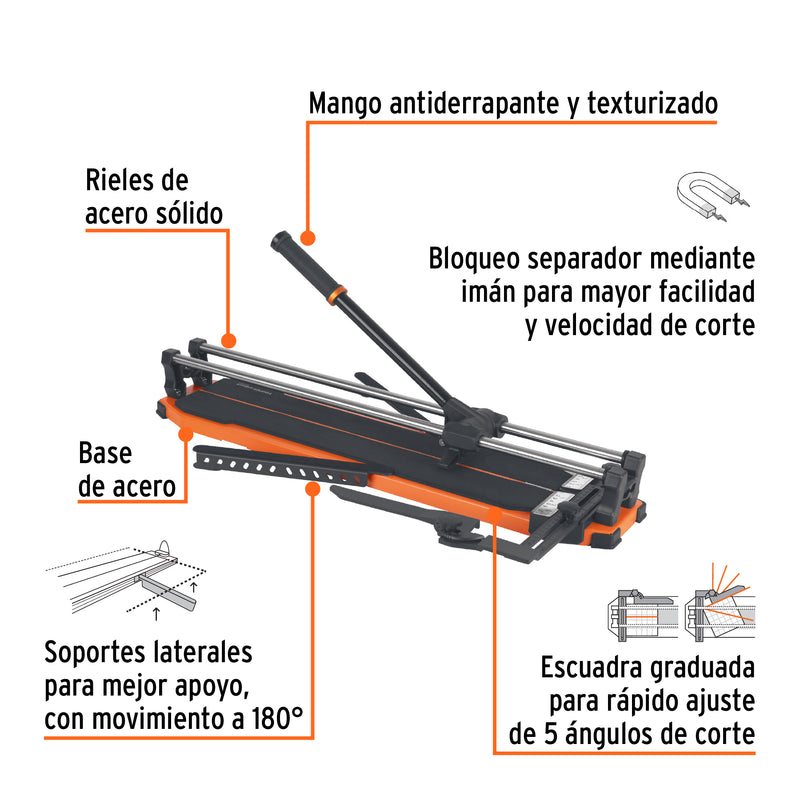 Cortador de Azulejo Truper Expert, 60 cm (23') en mochila