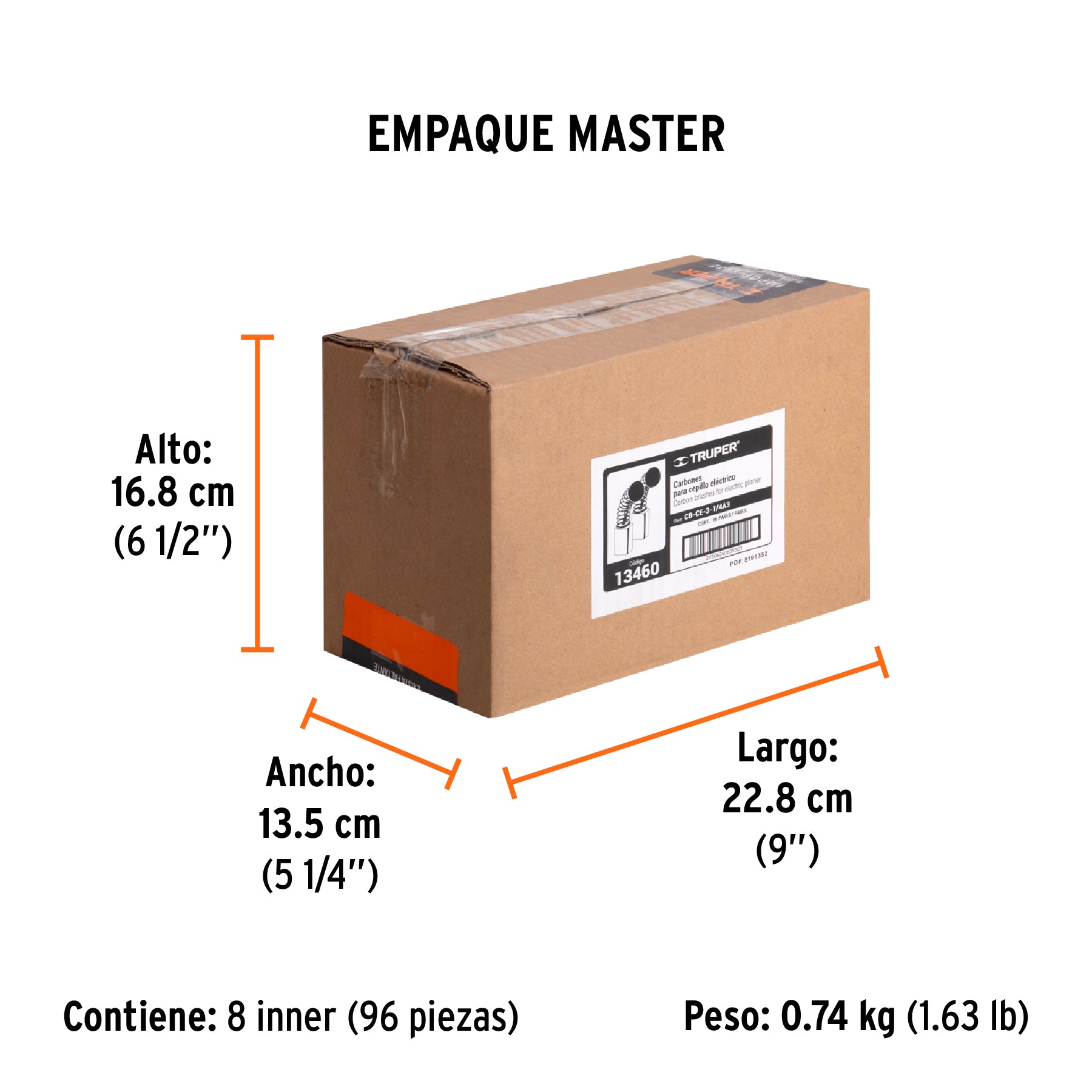 Carbones de repuesto para cepillo eléctrico, CEPEL-3-1/4A3