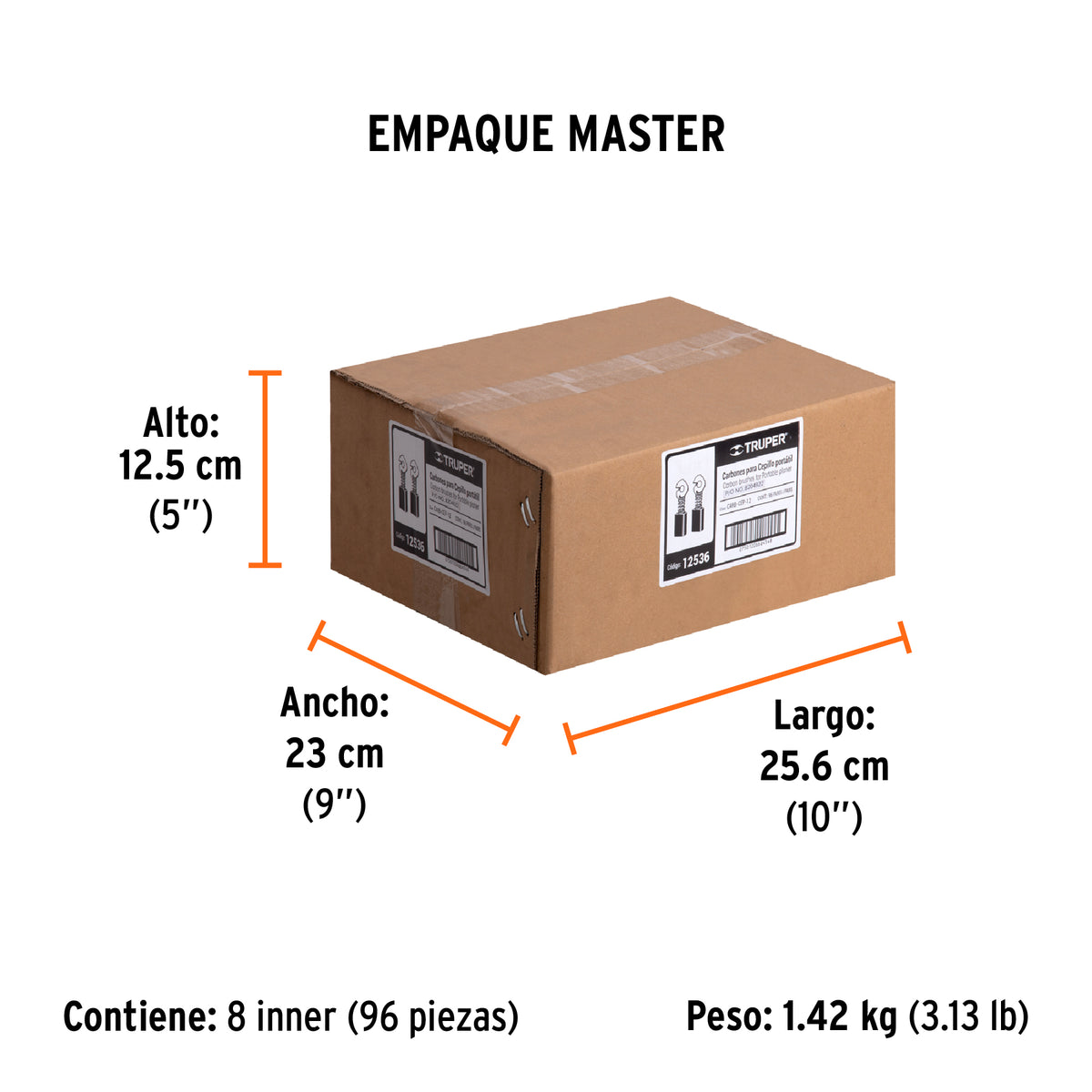Carbones de repuesto para cepillo, cep-12