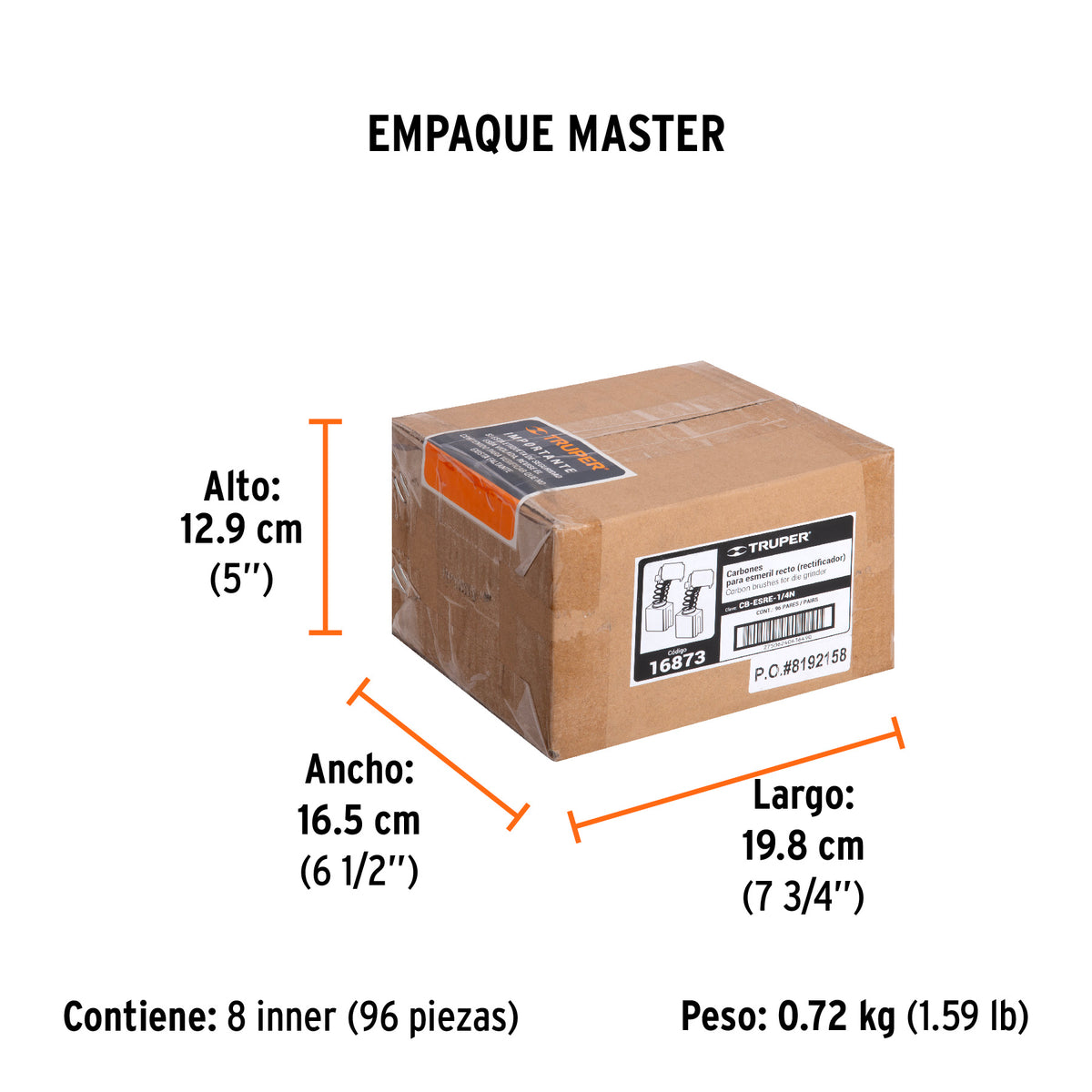 Carbones de repuesto para esmeril recto ESRE-1/4N