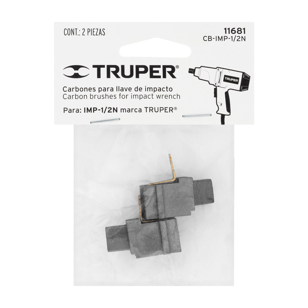 Carbones de repuesto para llave de impacto IMP-1/2N