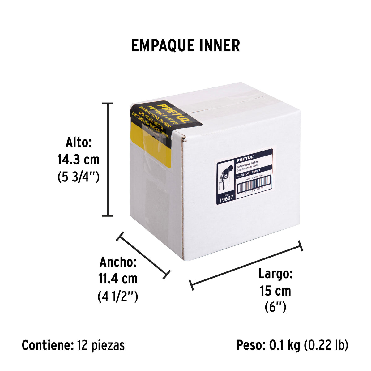 Carbones de repuesto para lijadora, lior-1/3p3/t