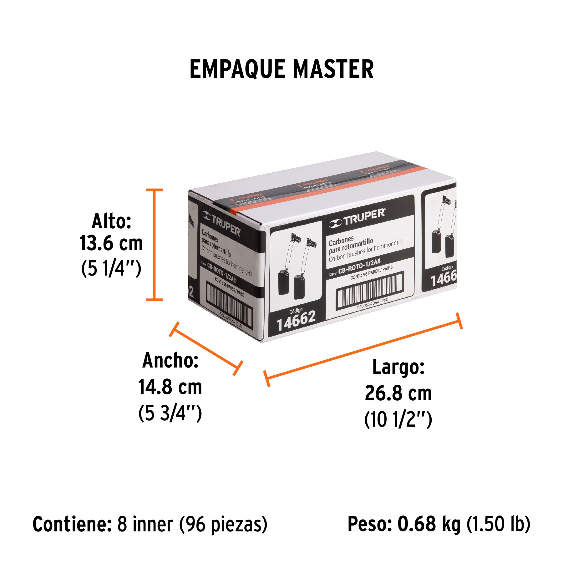 Carbones de repuesto para ROTO-1/2A8