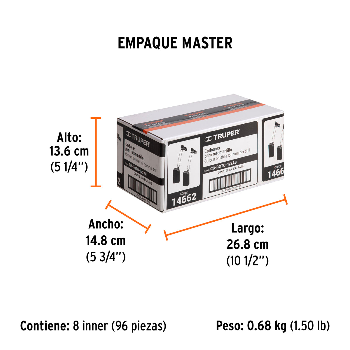 Carbones de repuesto para ROTO-1/2A8