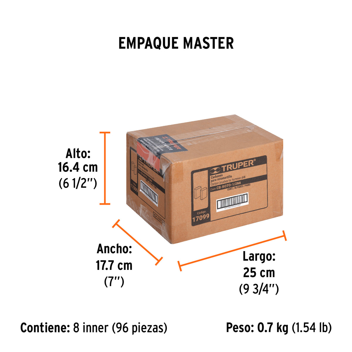 Carbones de repuesto para rotomartillo ROTO-1/2N6