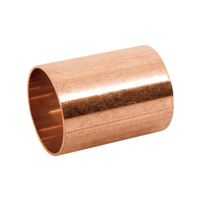 Cople de cobre sin ranura 1-1/4"