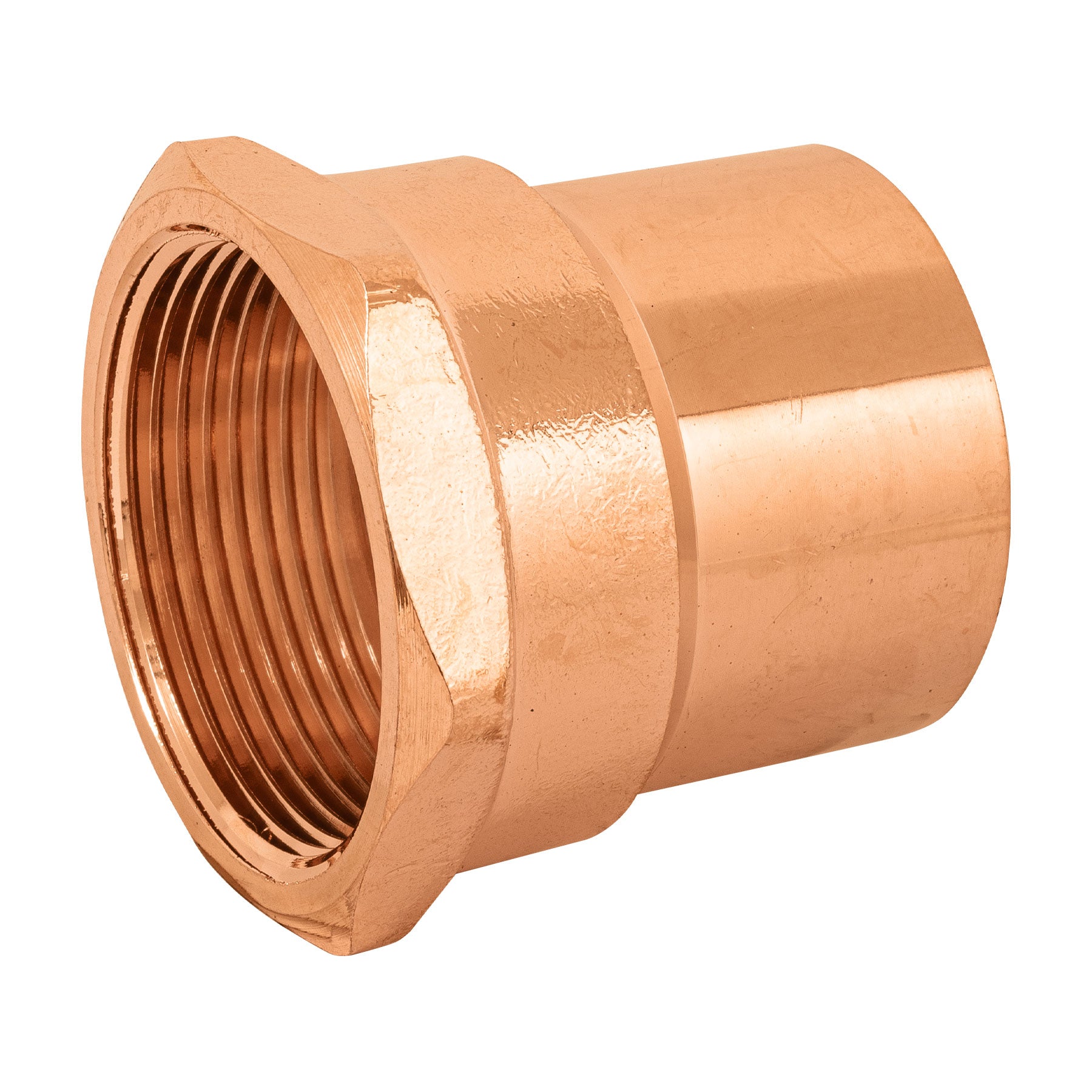 Conector de cobre, rosca interior 1-1/2"