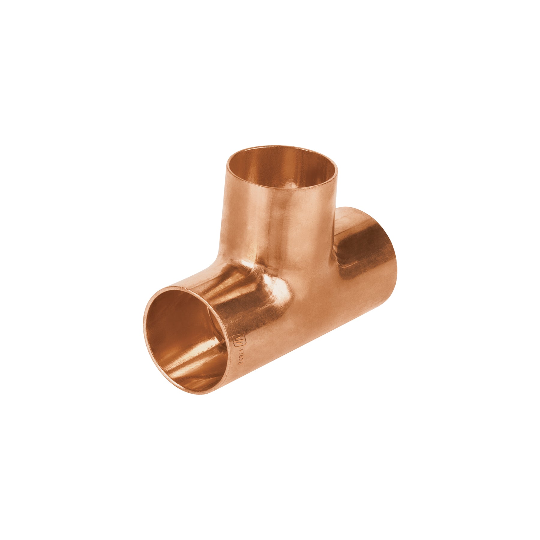 Tee de cobre sencilla, 3/4', Basic