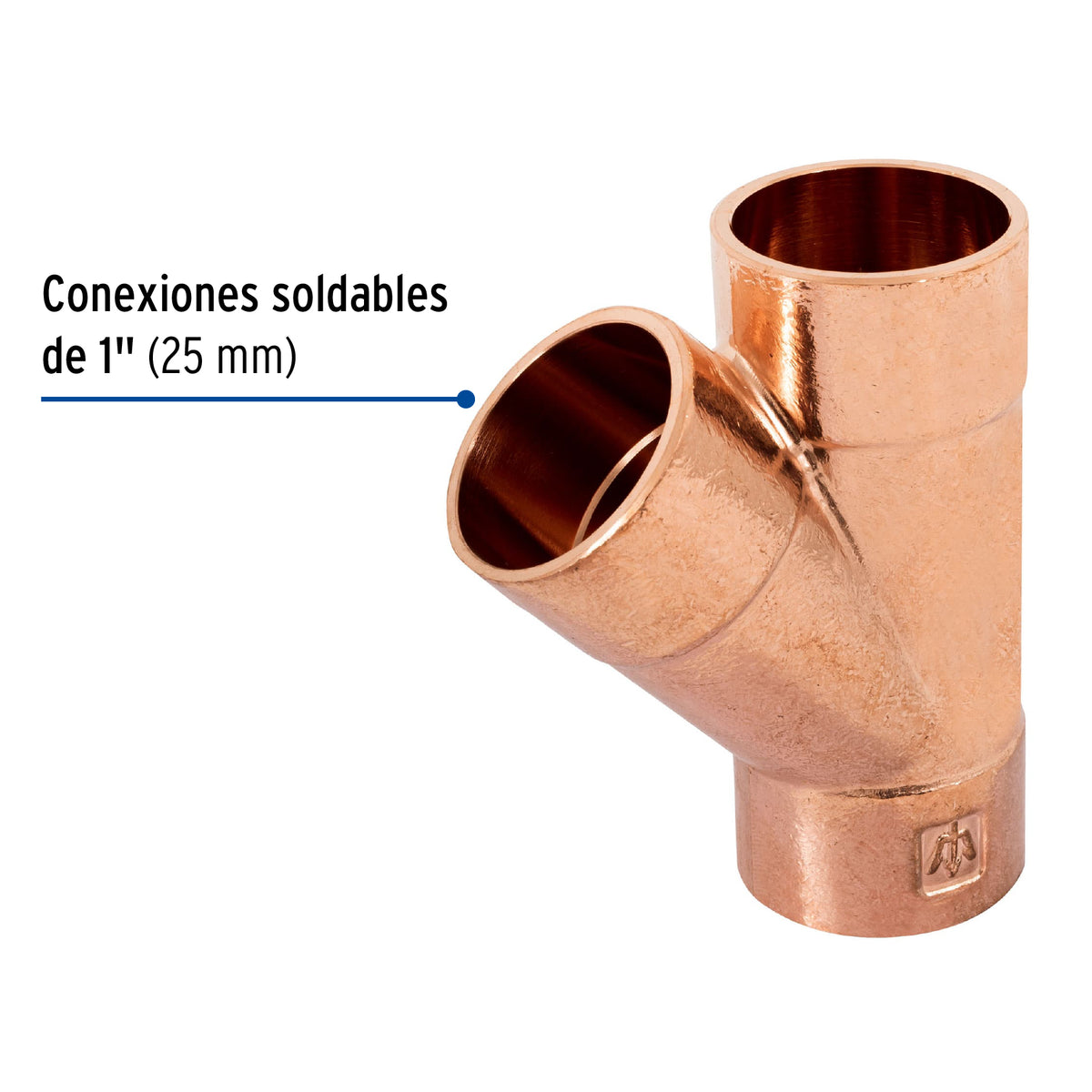 Yee de cobre 1"