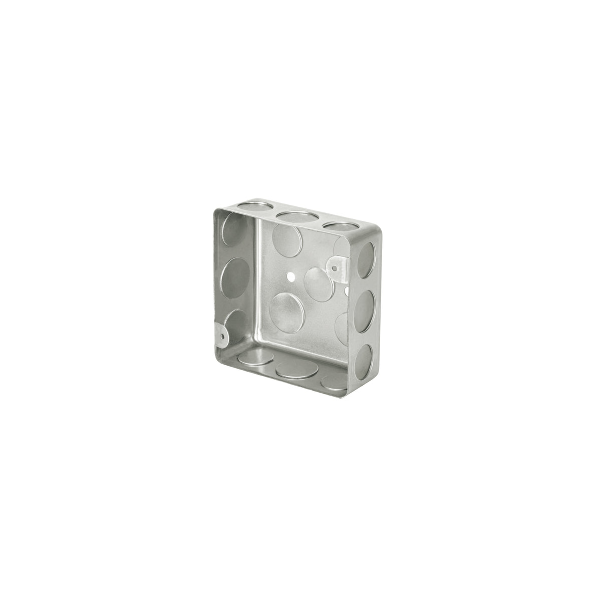 Caja de acero cuadrada 4x4", económica, Volteck