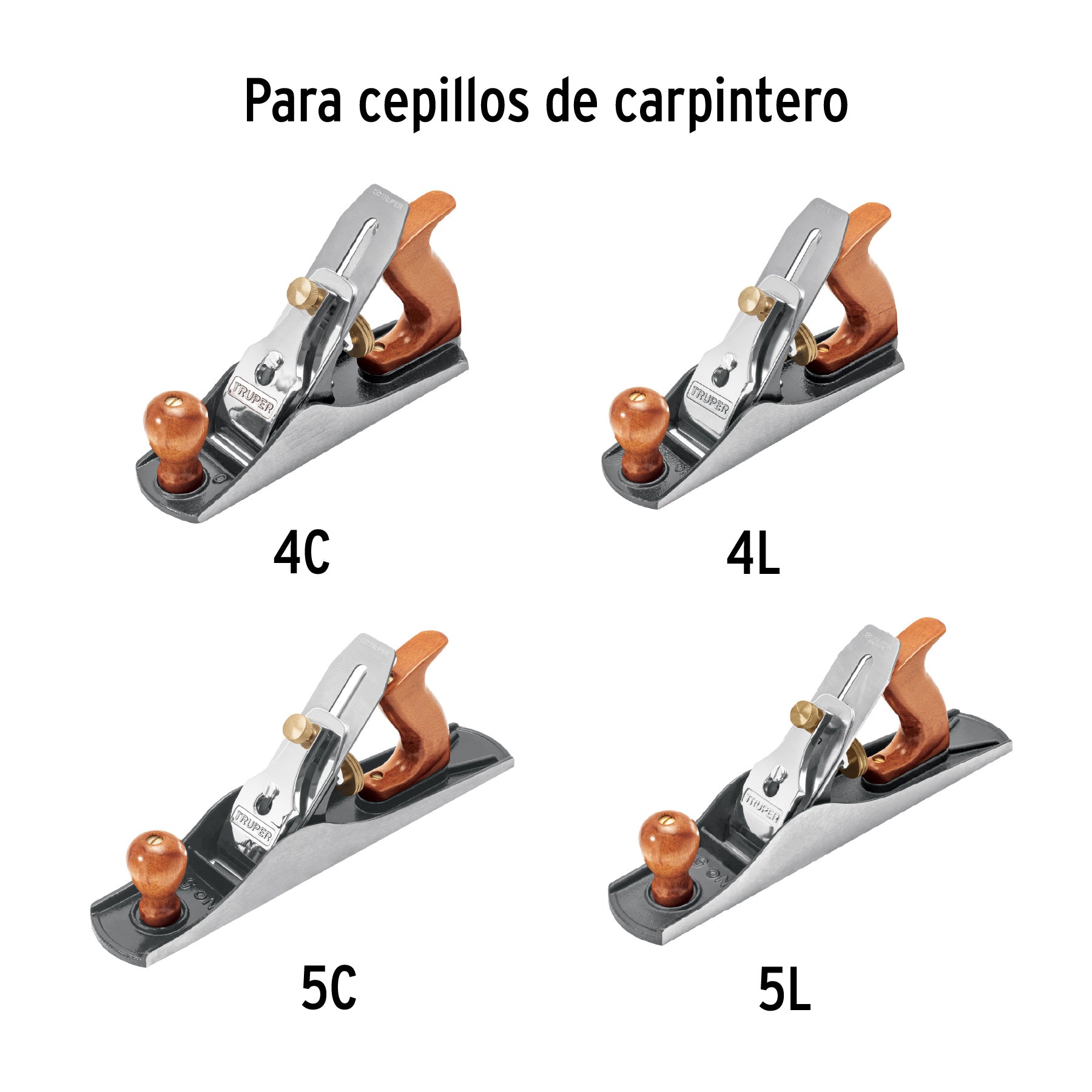 Cuchilla y contra para cepillo de carpintero # 4 y # 5