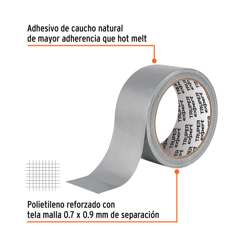Cinta para ducto, 10 m, altas temperaturas, Truper Expert