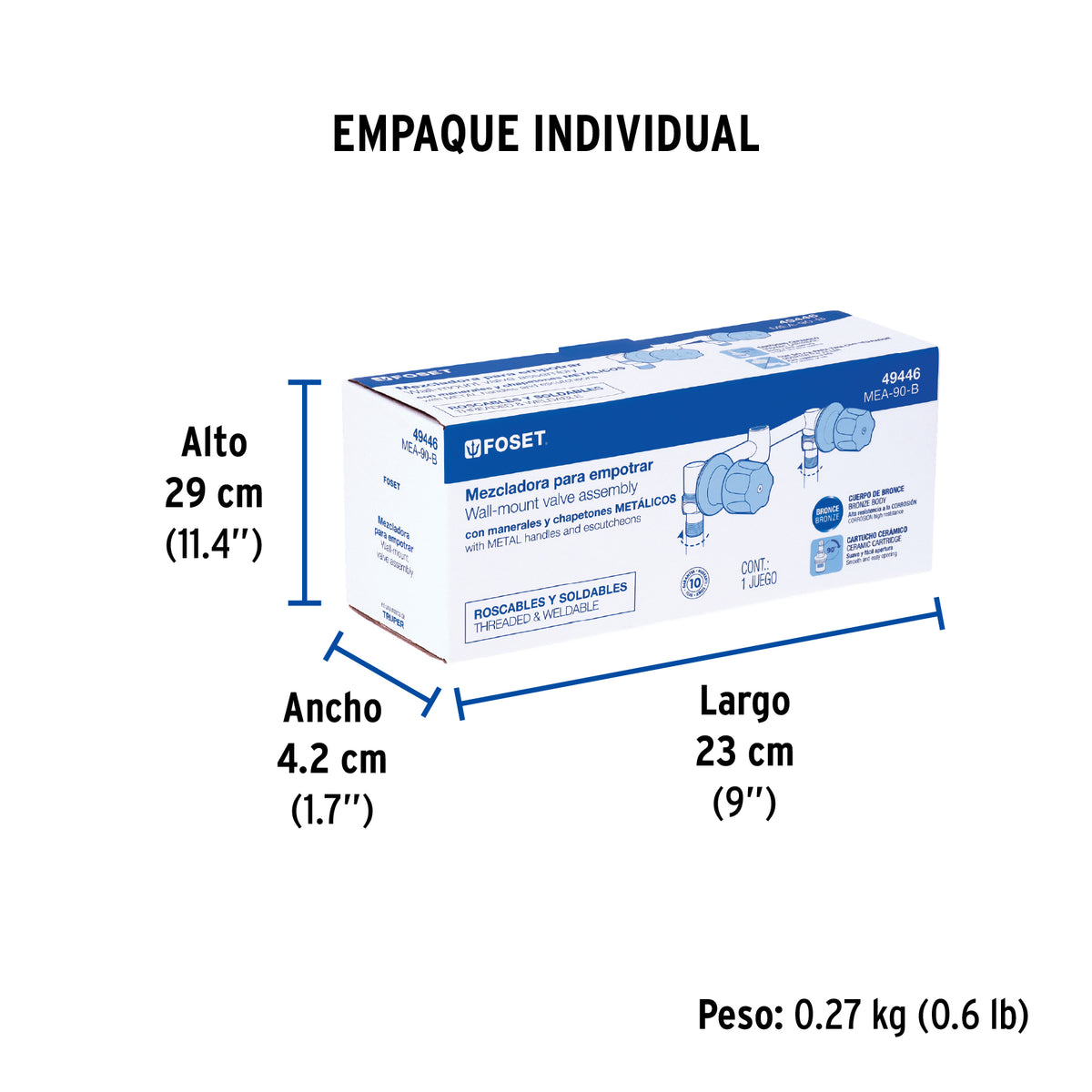 Céspol flexible para fregadero, PVC, 1-1/2"