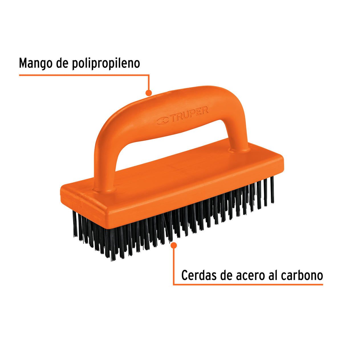 Cepillo de alambre con mango, 172 pinceles