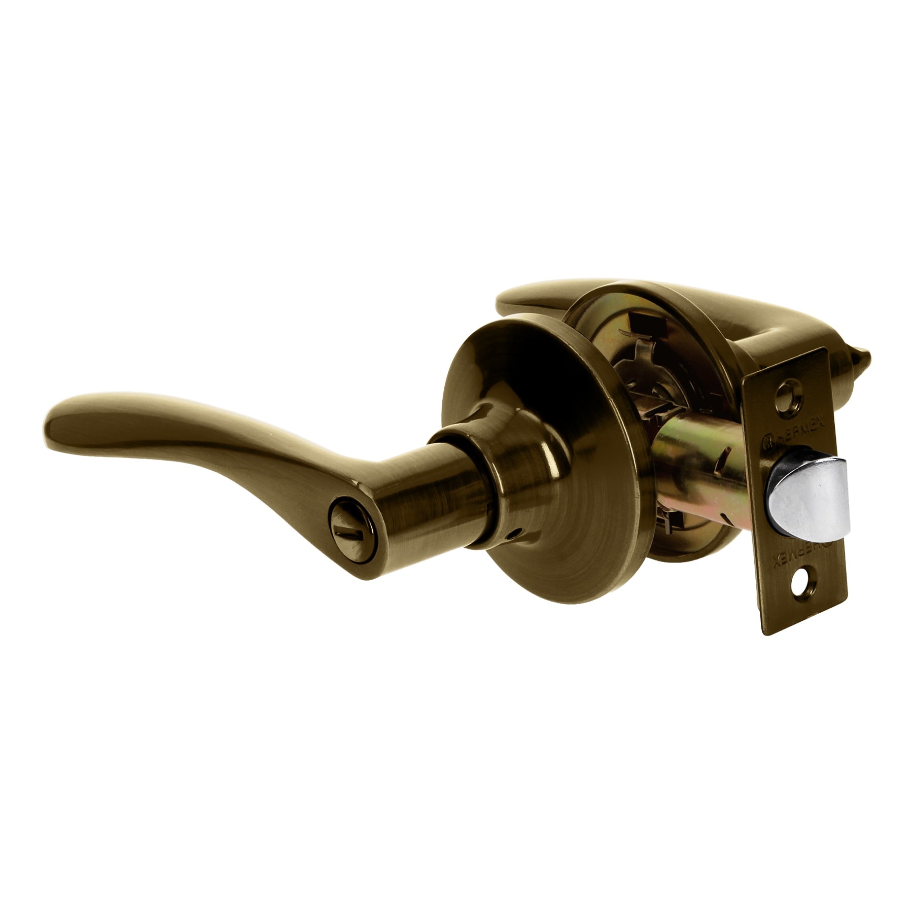 Cerradura Basic manija, cil metal, baño, latón antiguo