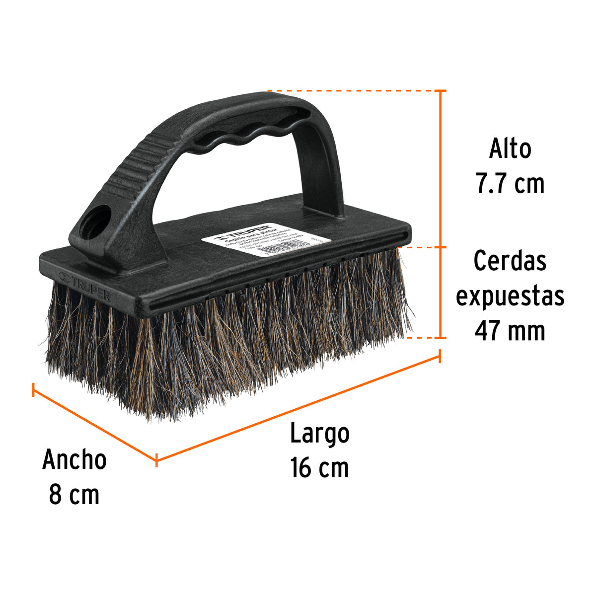 Cepillo para pintor, cerda natural y sintética