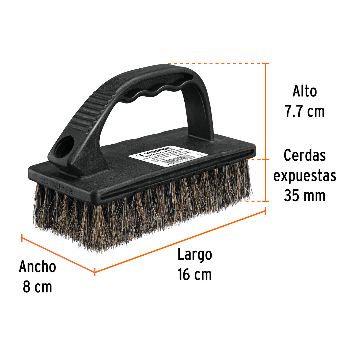 Cepillo para pintor, cerda natural