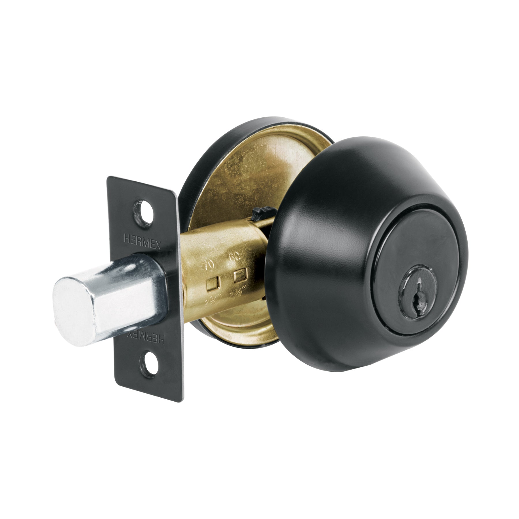 Cerrojo llave-llave negro, llave tradicional, Basic