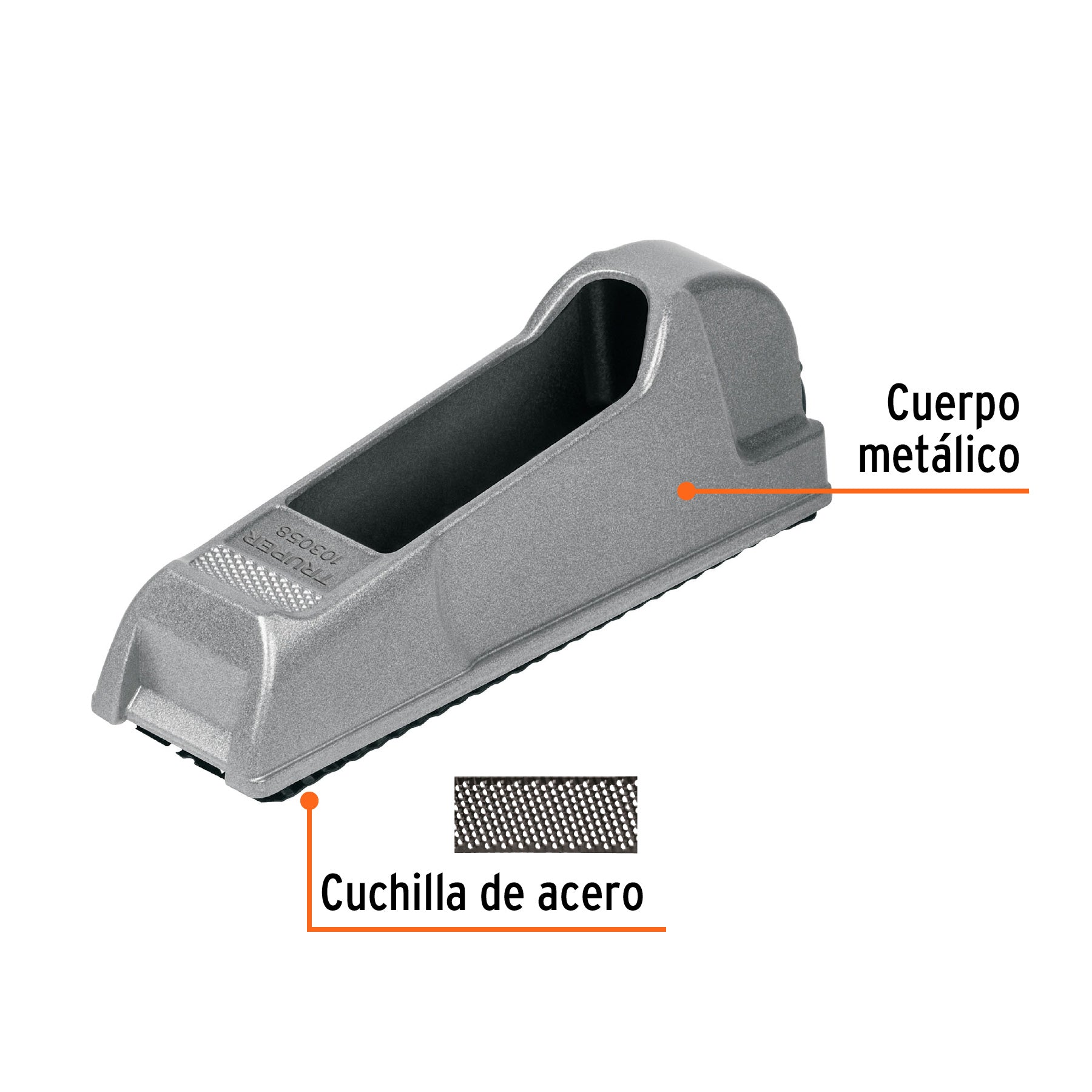 Cepillo escofina para muros de yeso, 6', Truper