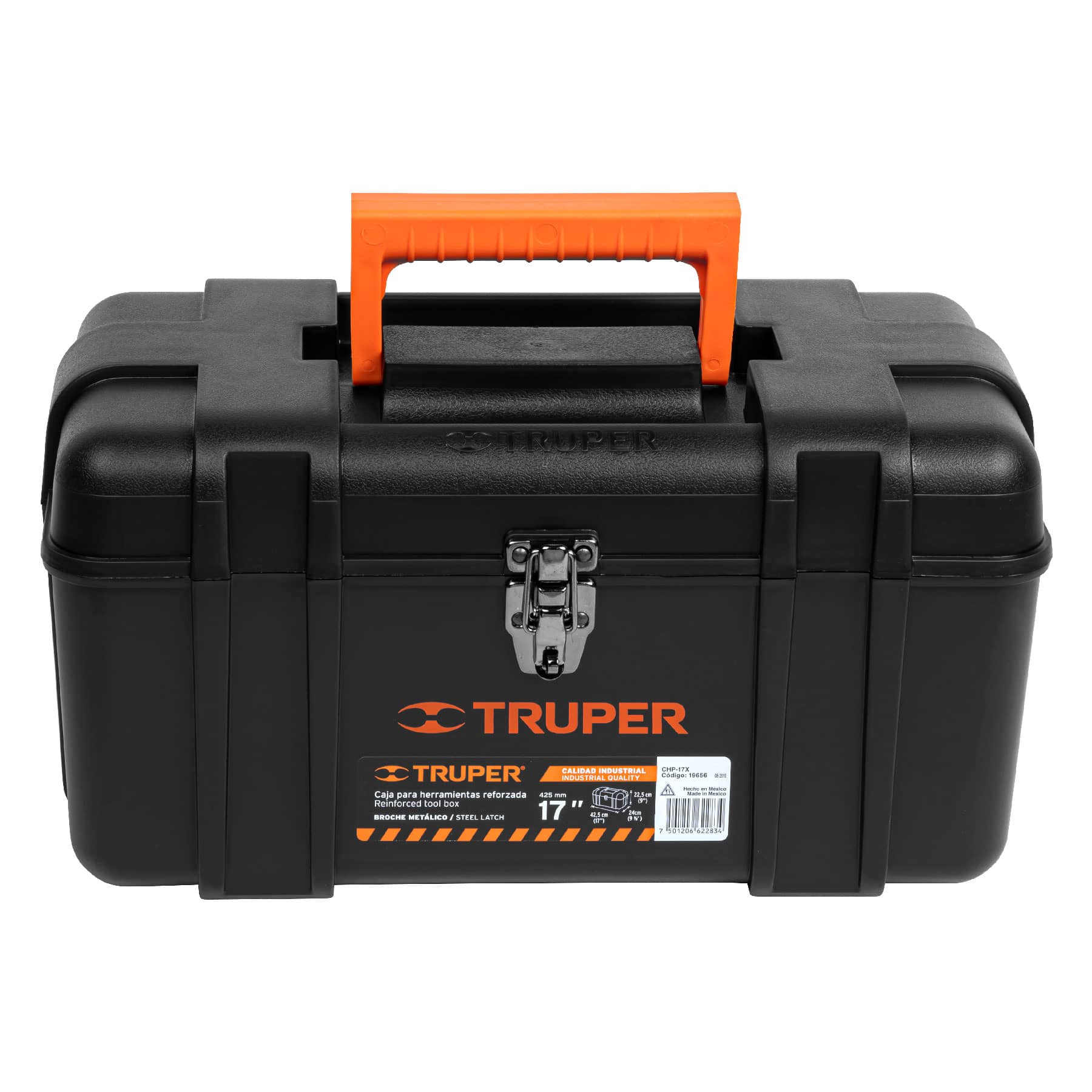 Caja para herramienta, plástica de 17", industrial