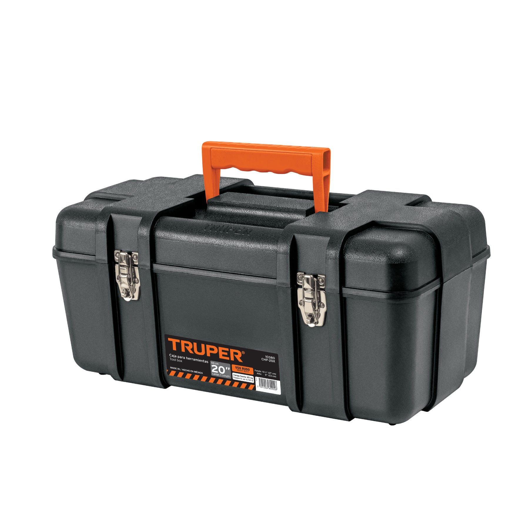 Caja para herramienta, plástica de 20", industrial