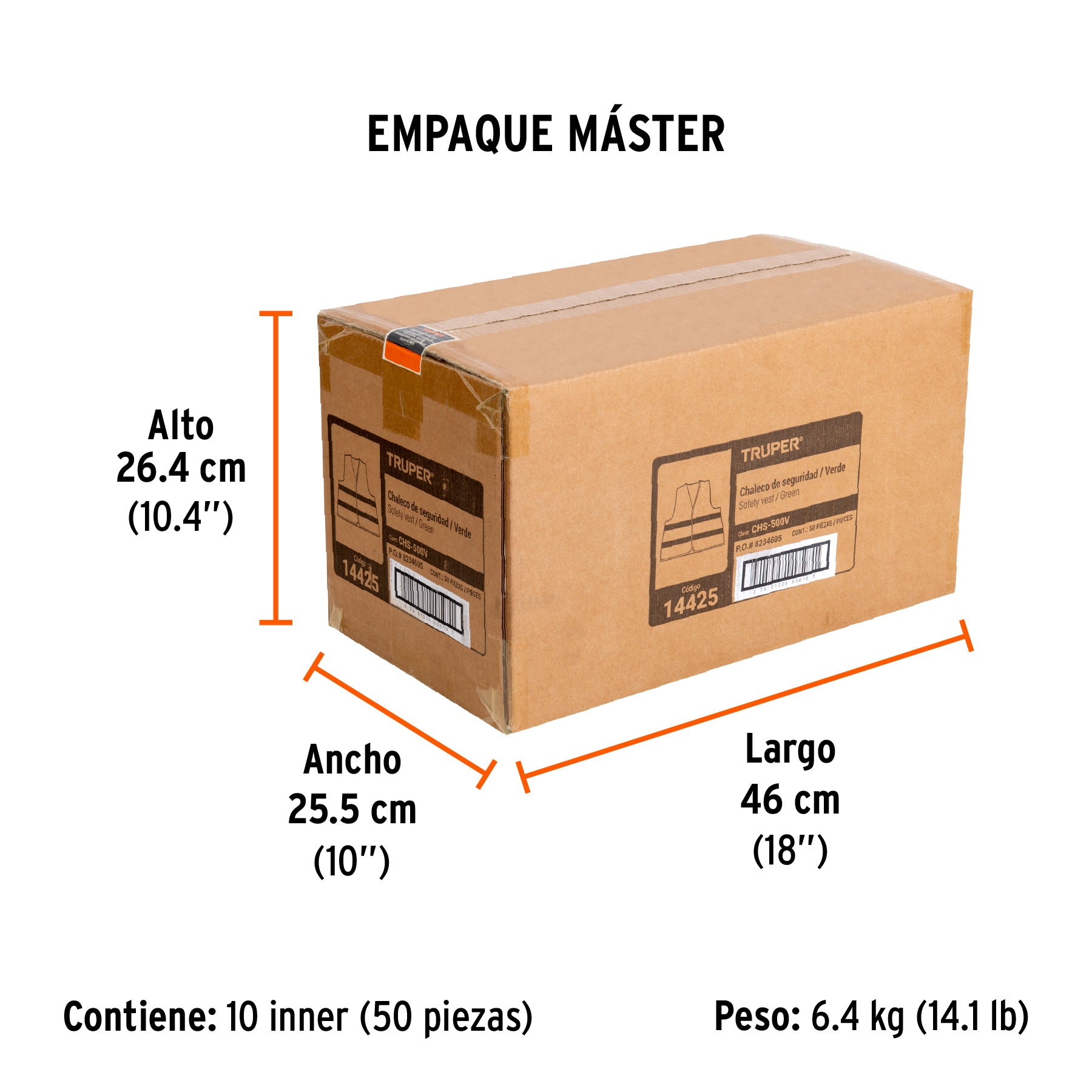 Chaleco de seguridad, alta visibilidad, verde