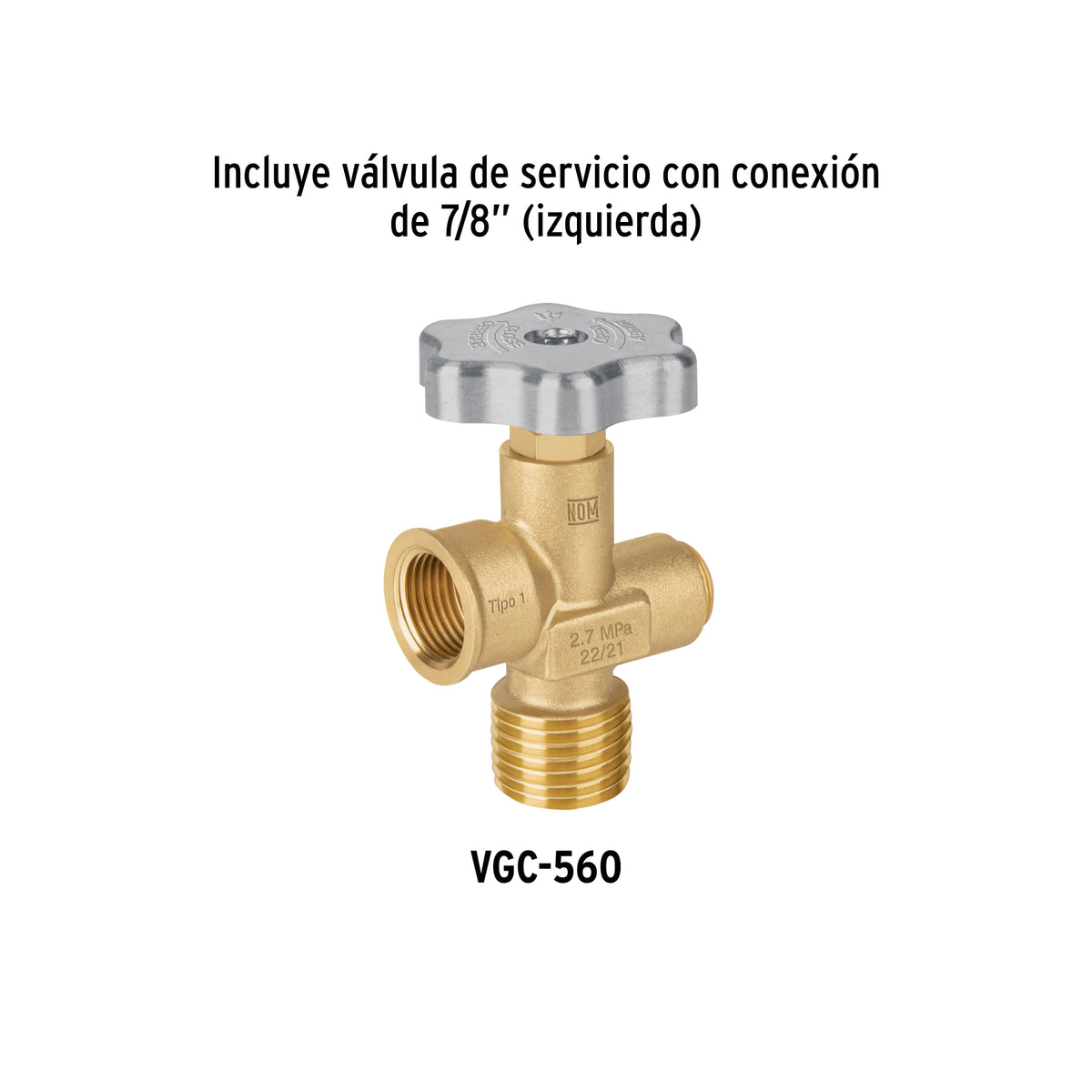 Cilindro portátil para gas LP, 2kg (4.5lb) Foset