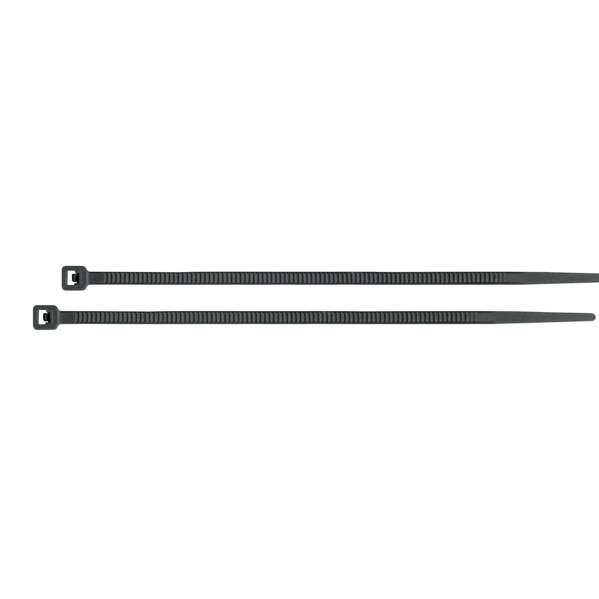 Cincho plástico, 50 lb, 20 cm, negro, bolsa con 50 pzas