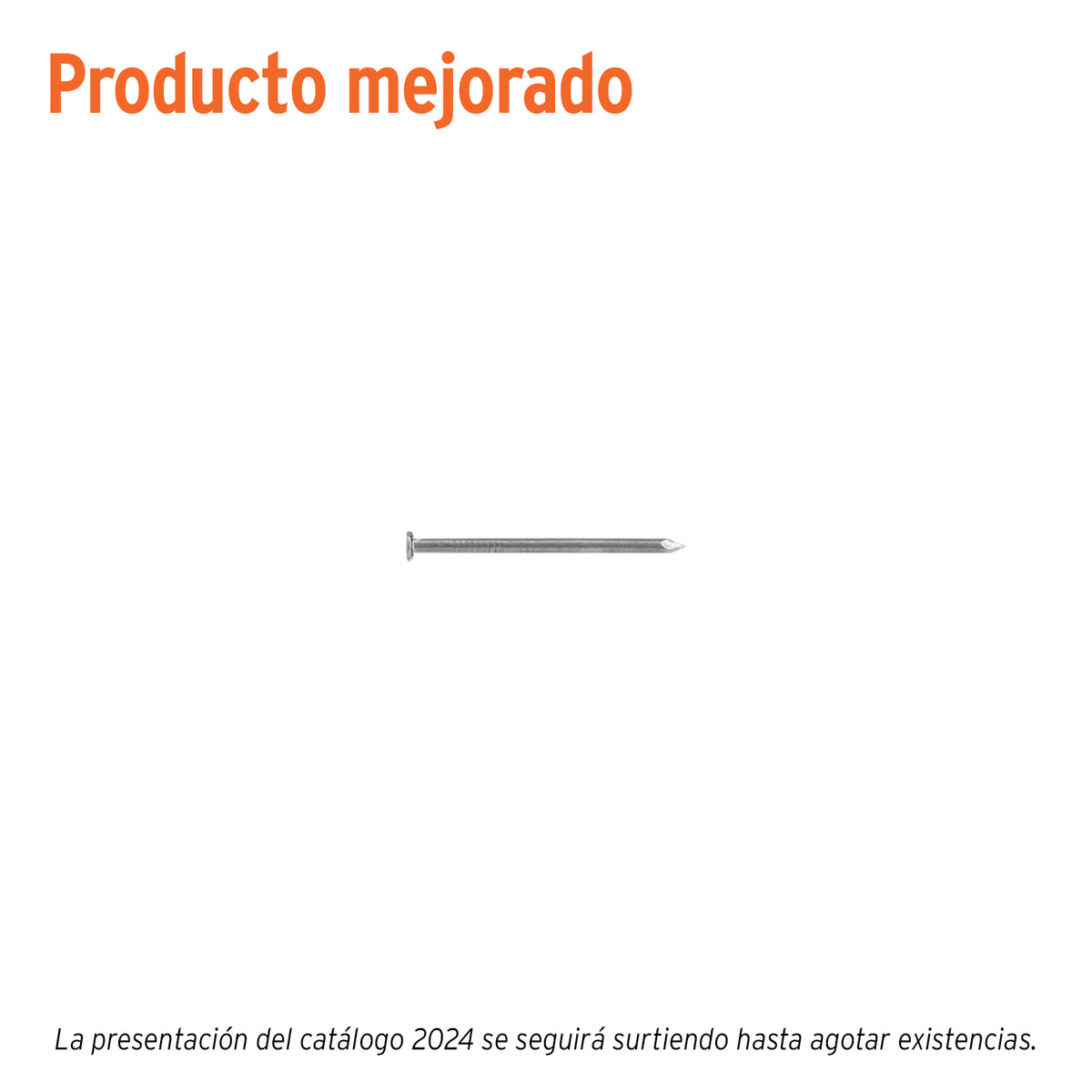 Clavo 1-1/2", con cabeza, bolsa de 1 kg