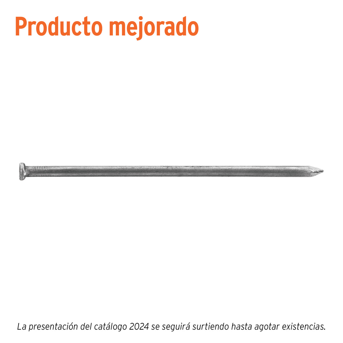Clavo estandard, 5", con cabeza, bolsa de 1 kg
