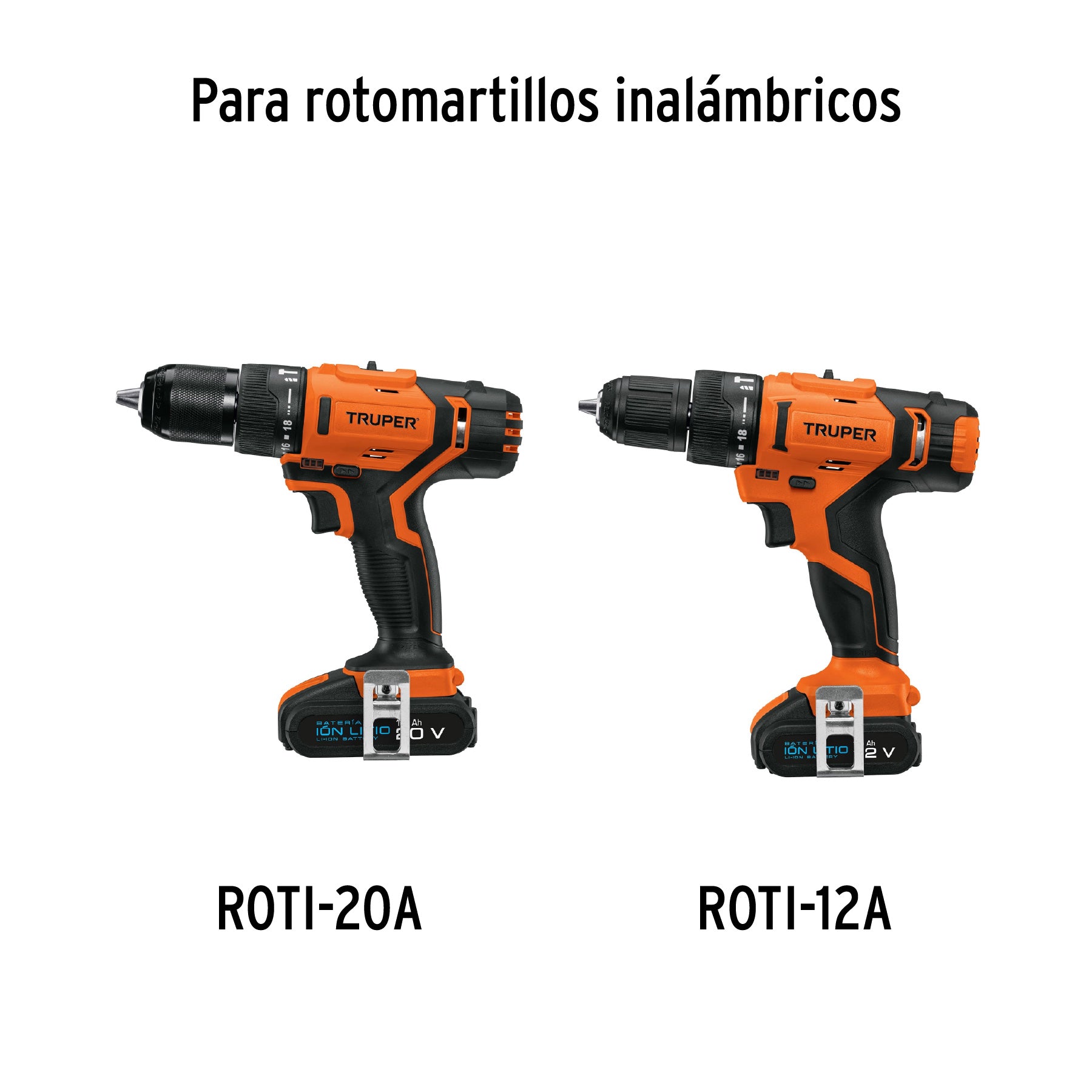 Clip para cinturón para ROTI-20A/12A y TALI-20A/12A2