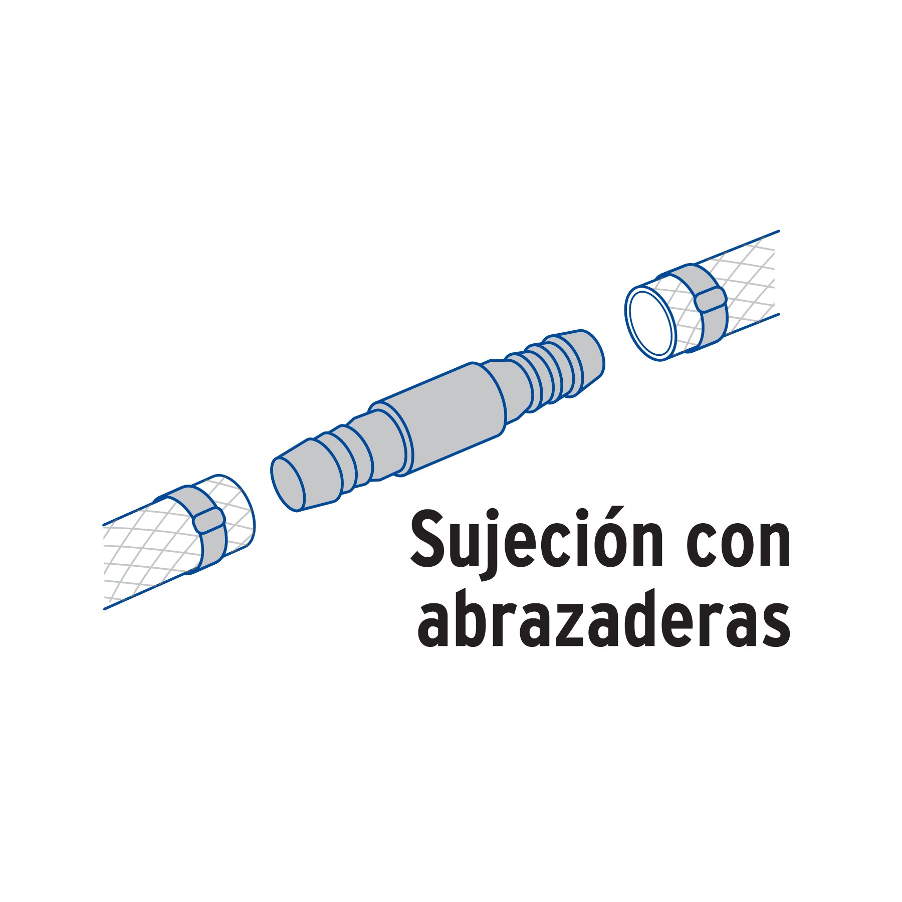 Cople inserción reducción de polipropileno de 3/4" x 1/2"