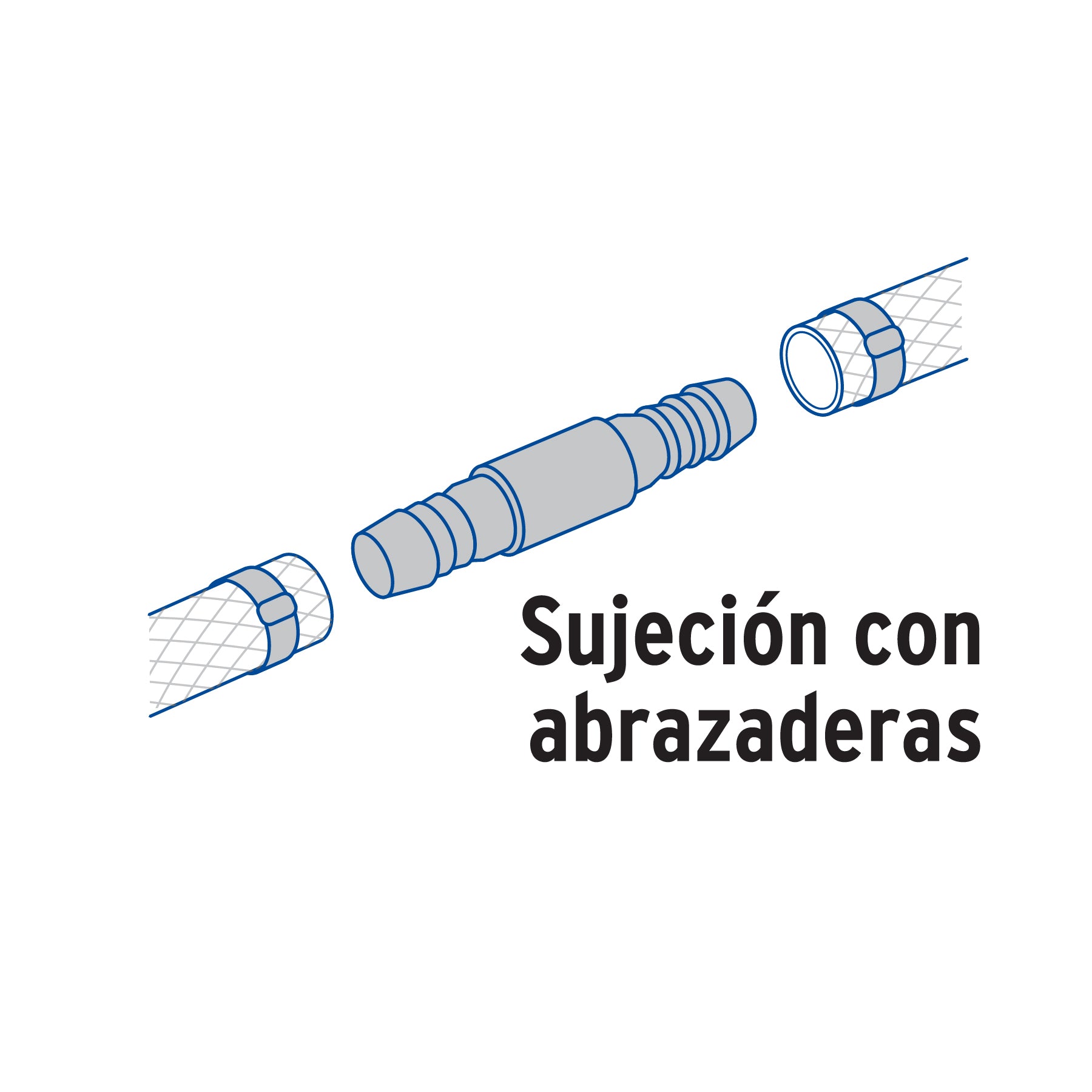 Cople Inserción de polipropileno, 1/2"
