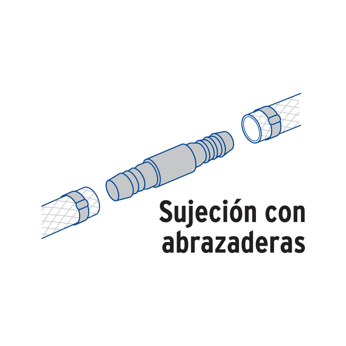 Cople Inserción de polipropileno, 1"