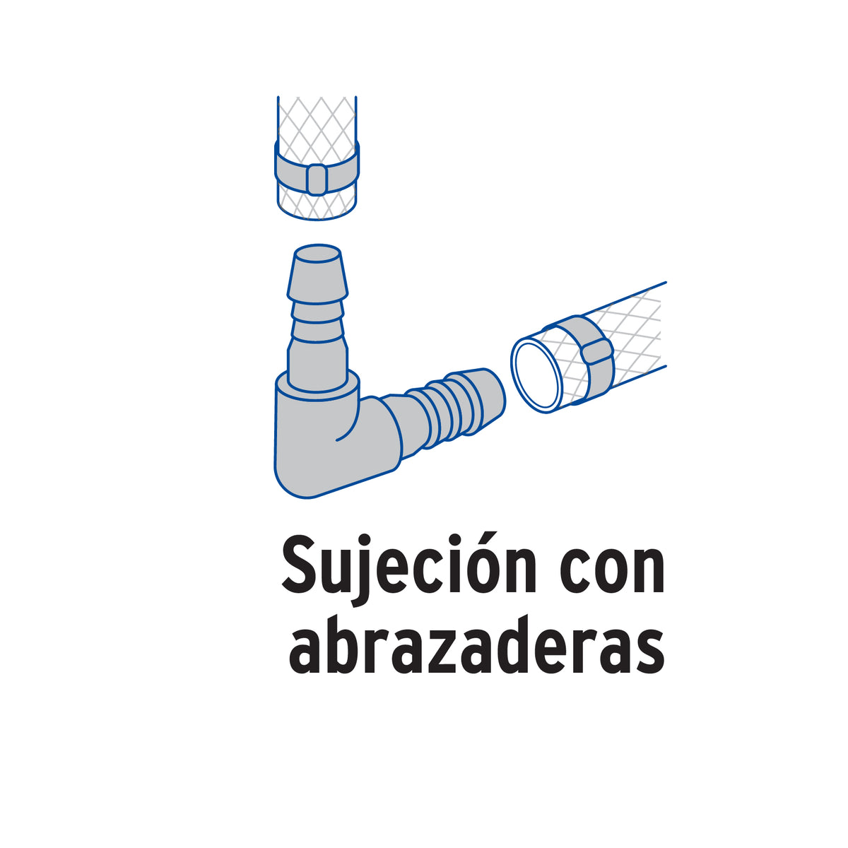 Codo 90° inserción de polipropileno, 3/4"
