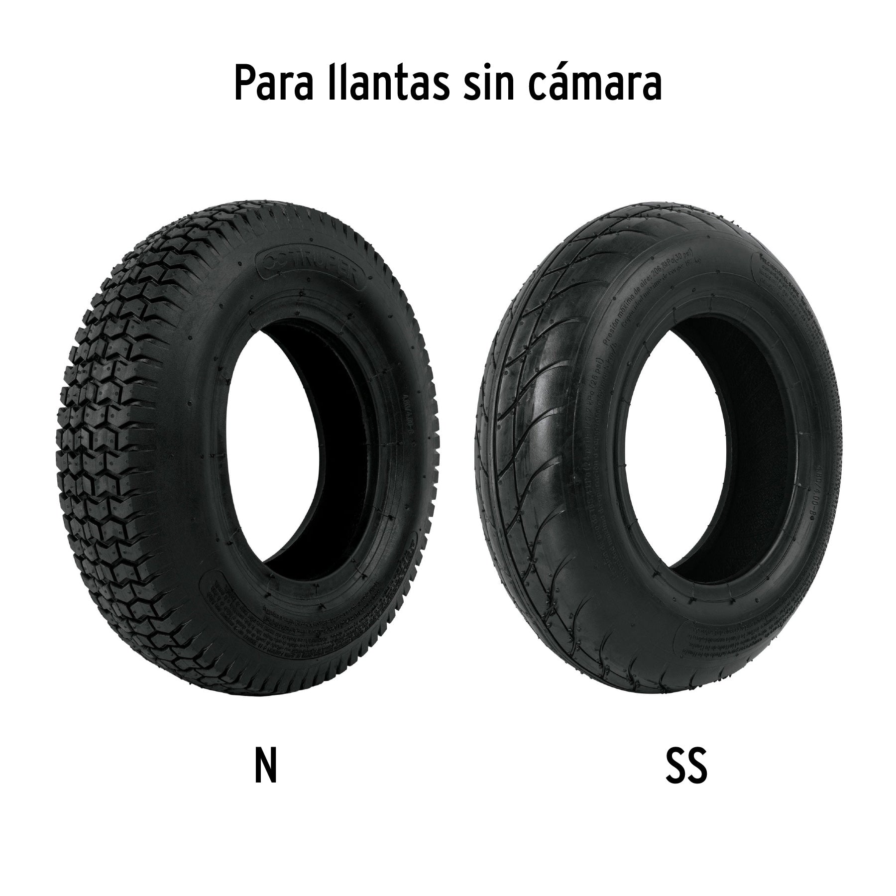 Cámara para llanta de carretilla, 16"