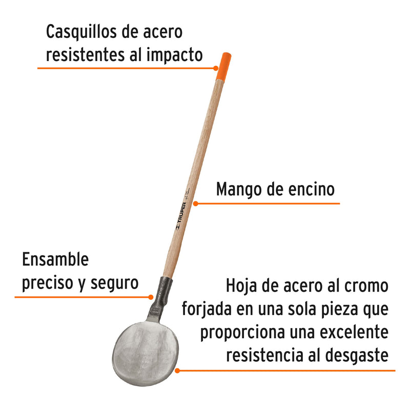 Coa agavera con mango de madera de 42", TRUPER