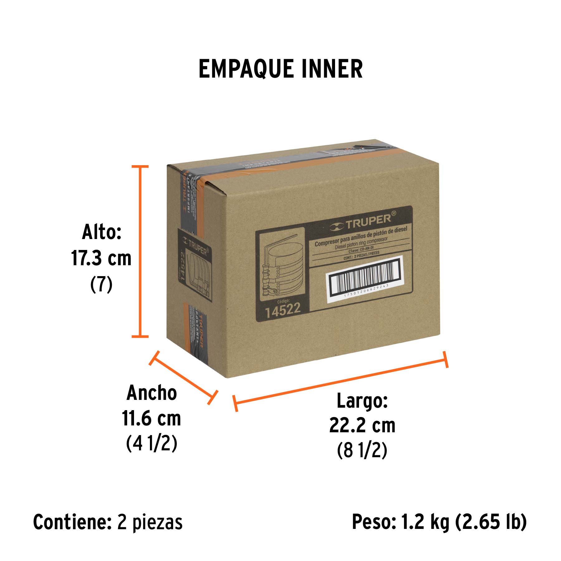 Compresor para anillos diesel