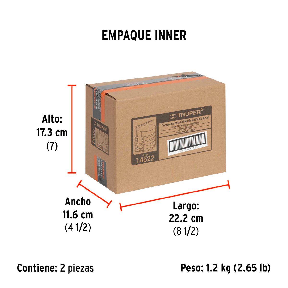 Compresor para anillos diesel