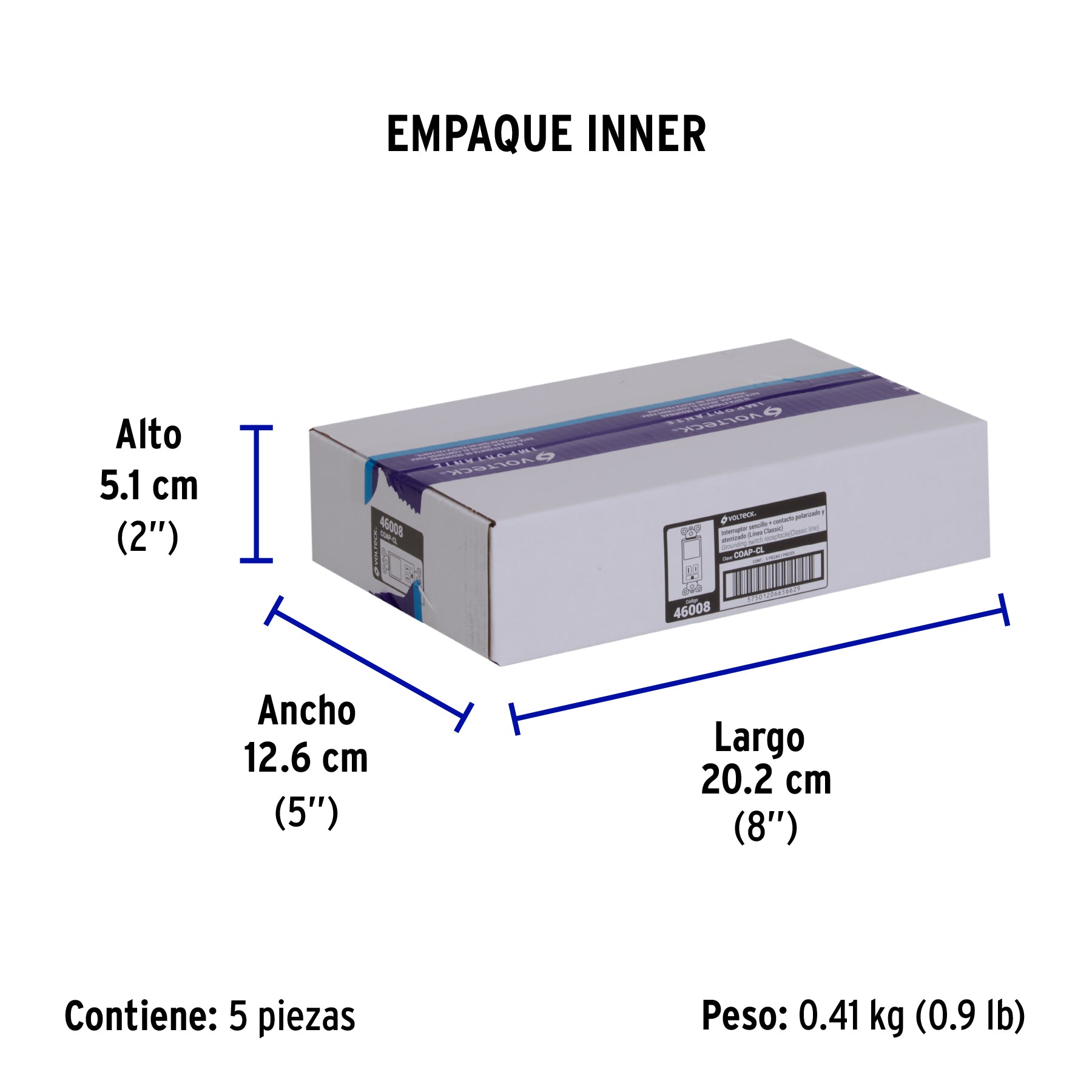 Interruptor-contacto, 2 polos + tierra, Classic
