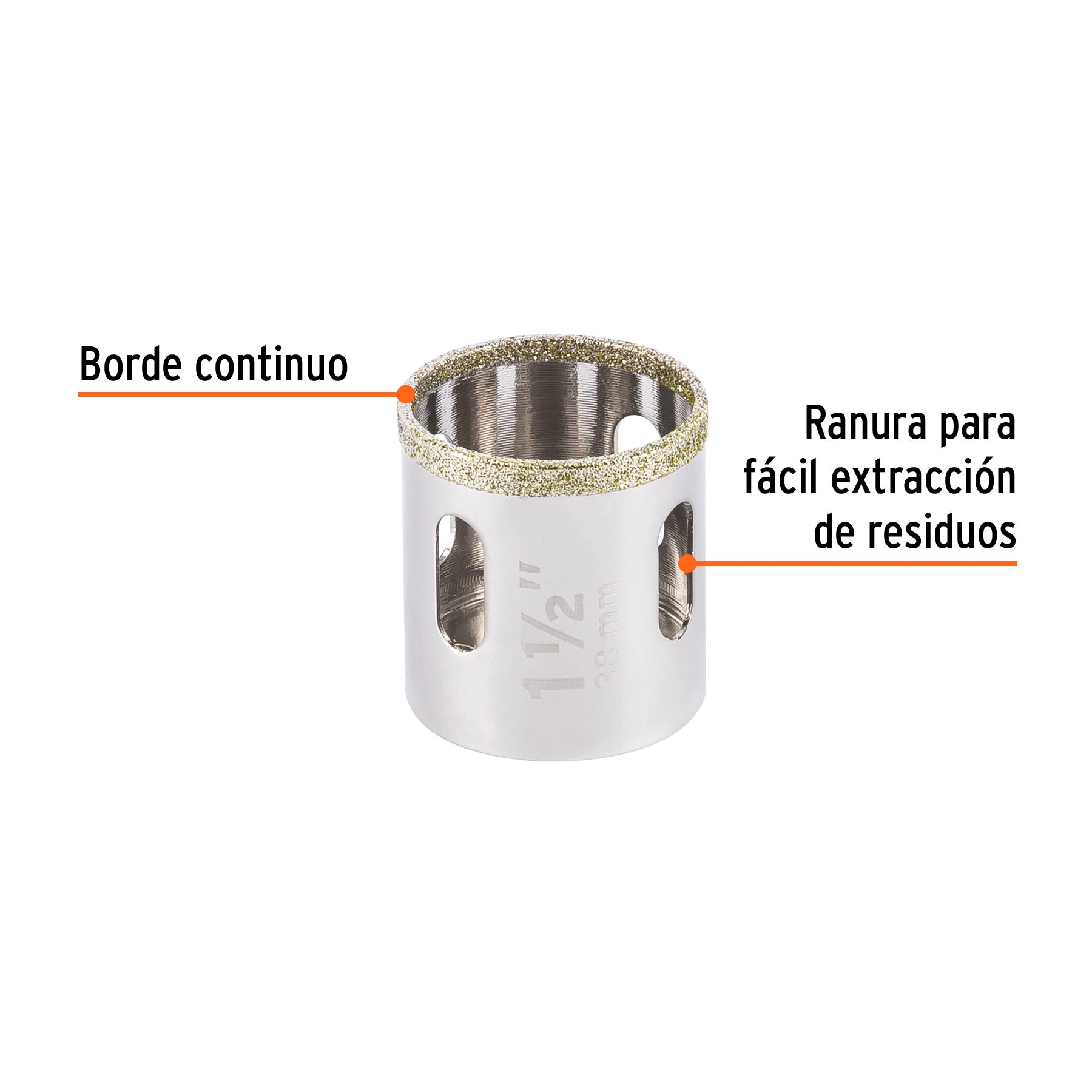 Brocasierra diamante 1-1/2"