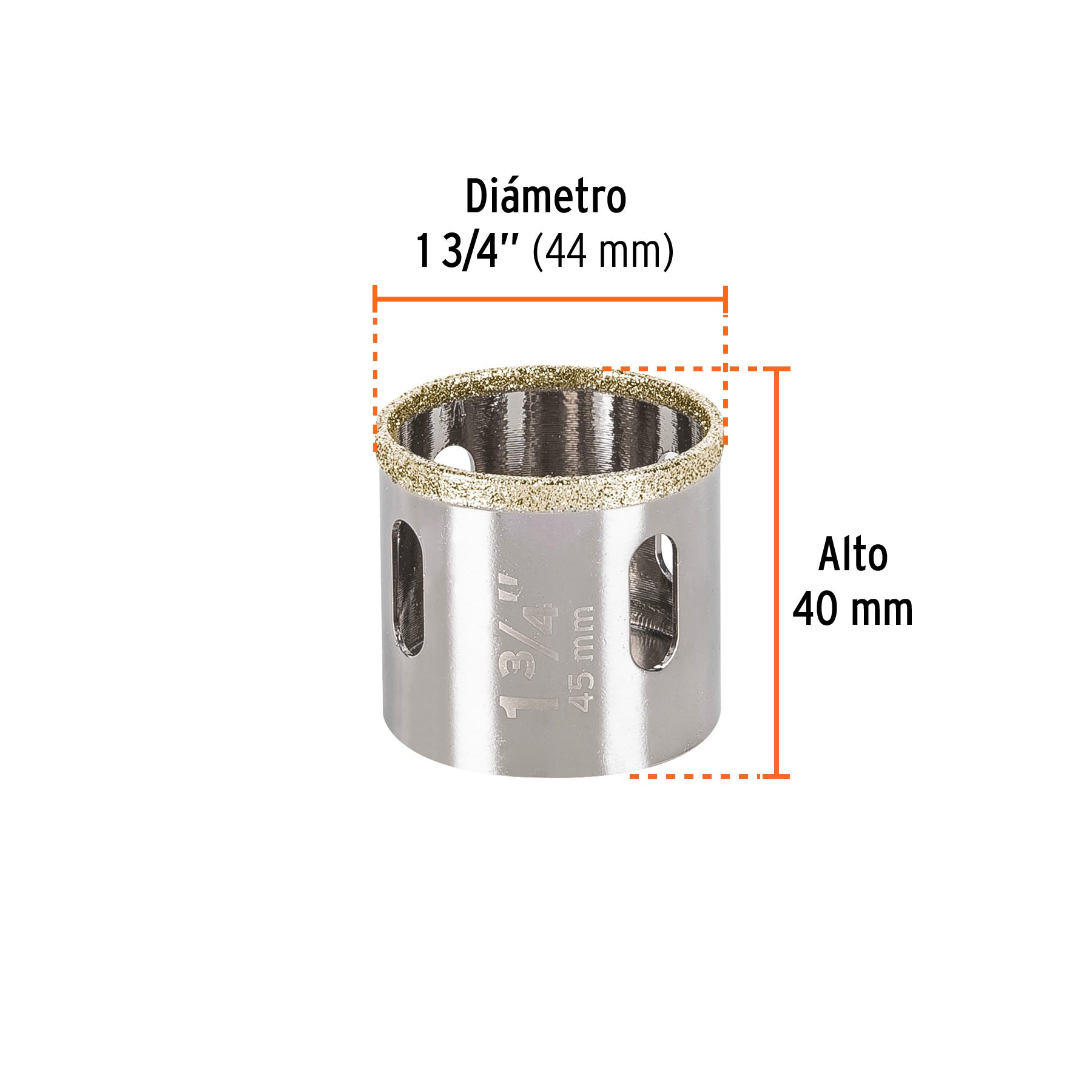Brocasierra diamante 1-3/4"