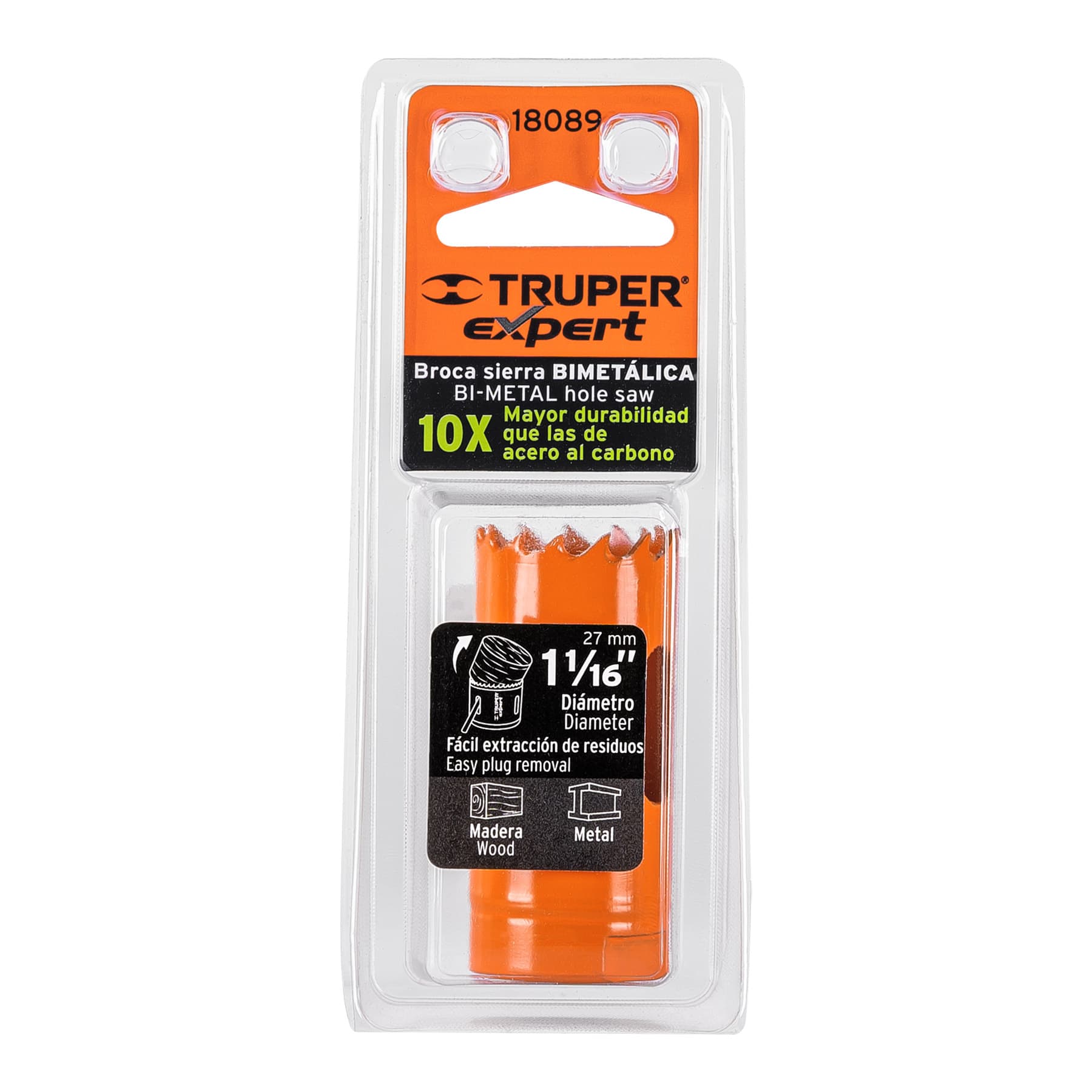 Brocasierra bimetálica 1-1/16"
