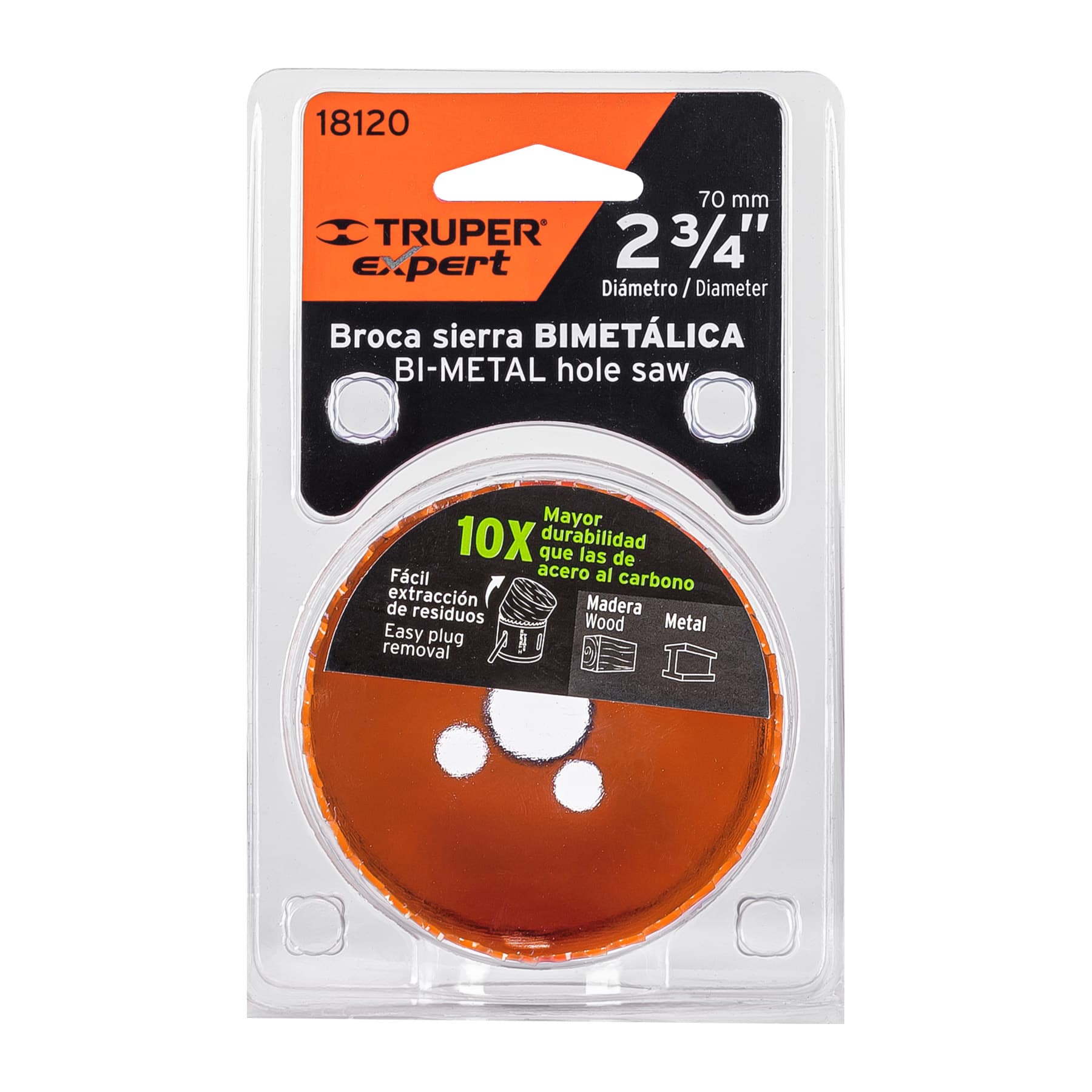 Brocasierra bimetálica 2-3/4"