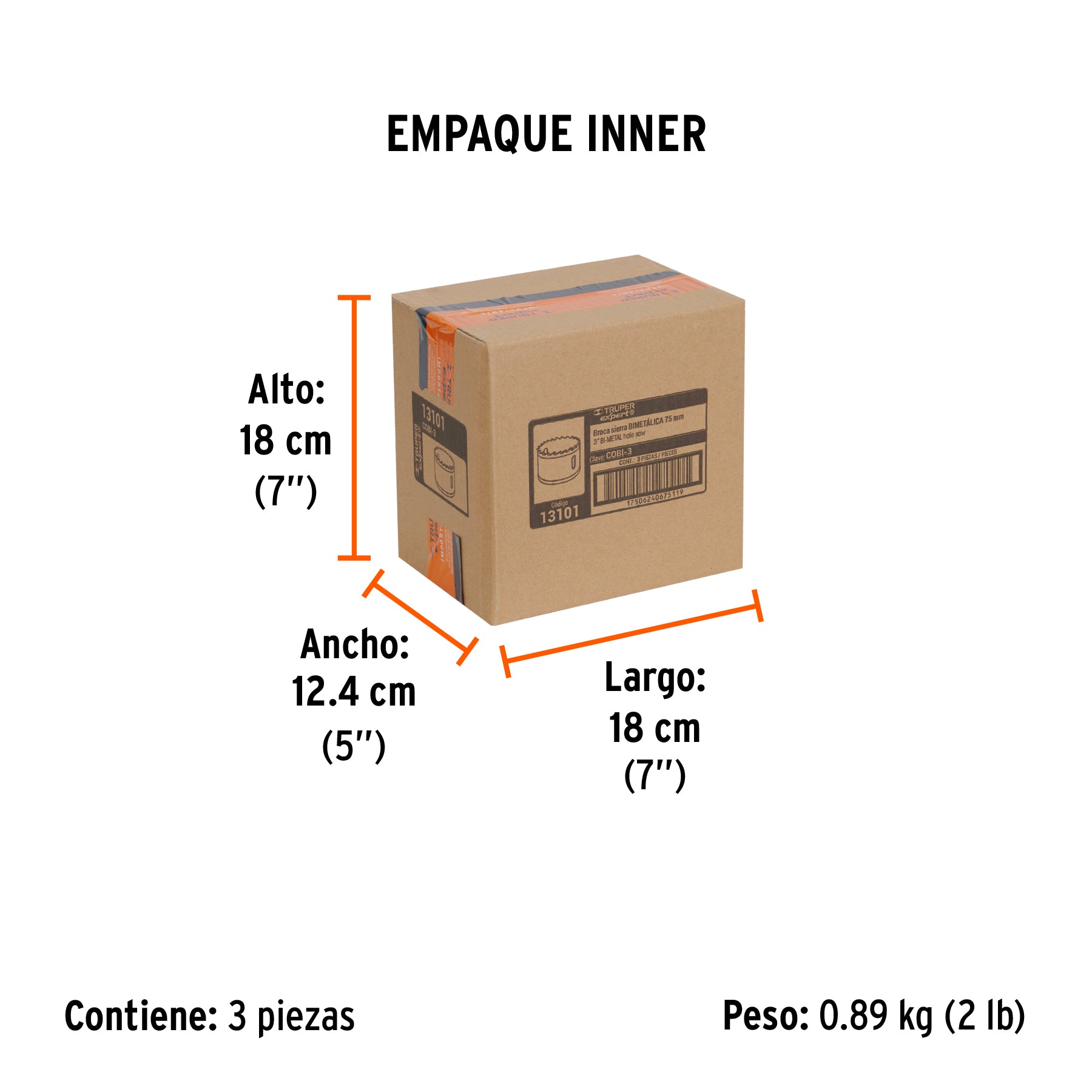 Brocasierra bimetálica 3"